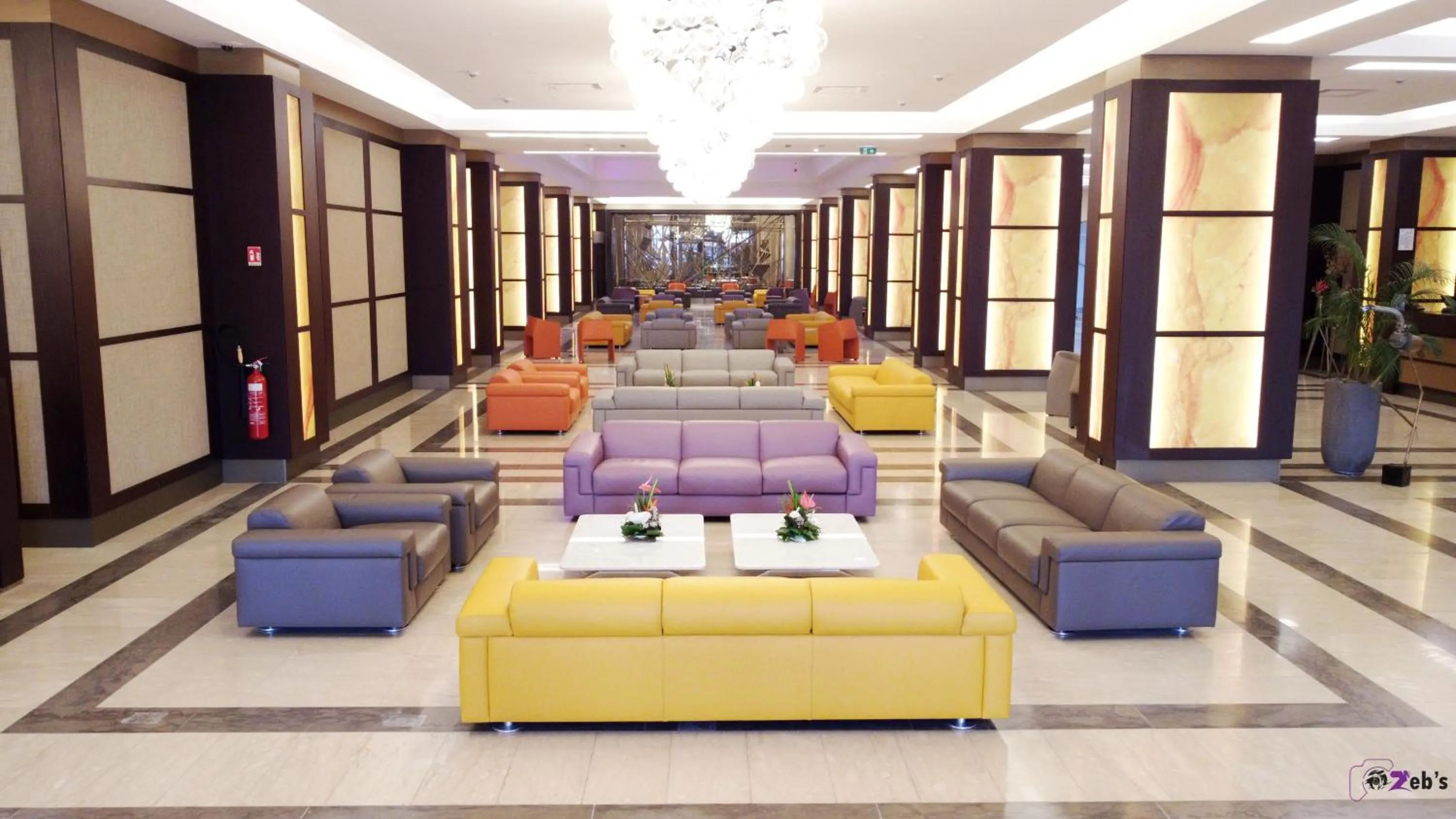 Seating area in Krystal Palace Douala
