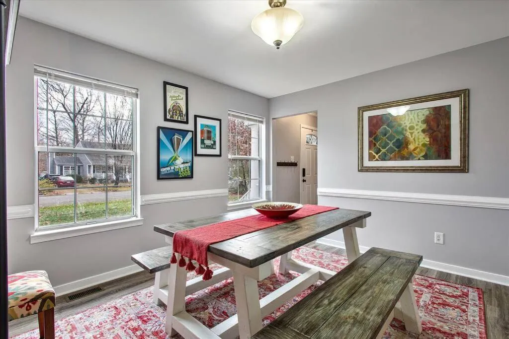 Dining area in Charming 3-Bedroom Home in Heart of Ashland