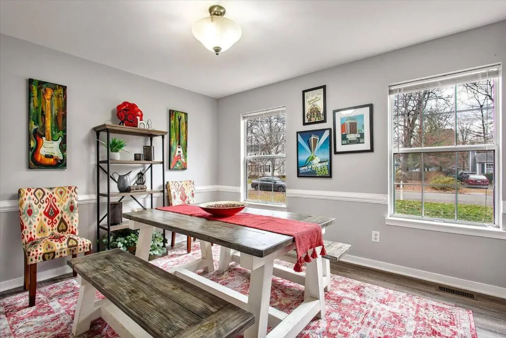 Dining area in Charming 3-Bedroom Home in Heart of Ashland
