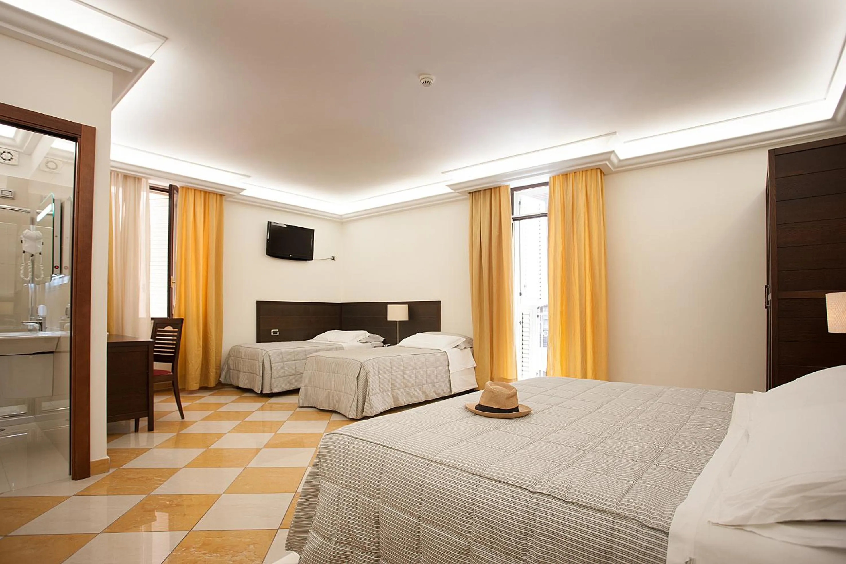 Bed in Albergo del Golfo