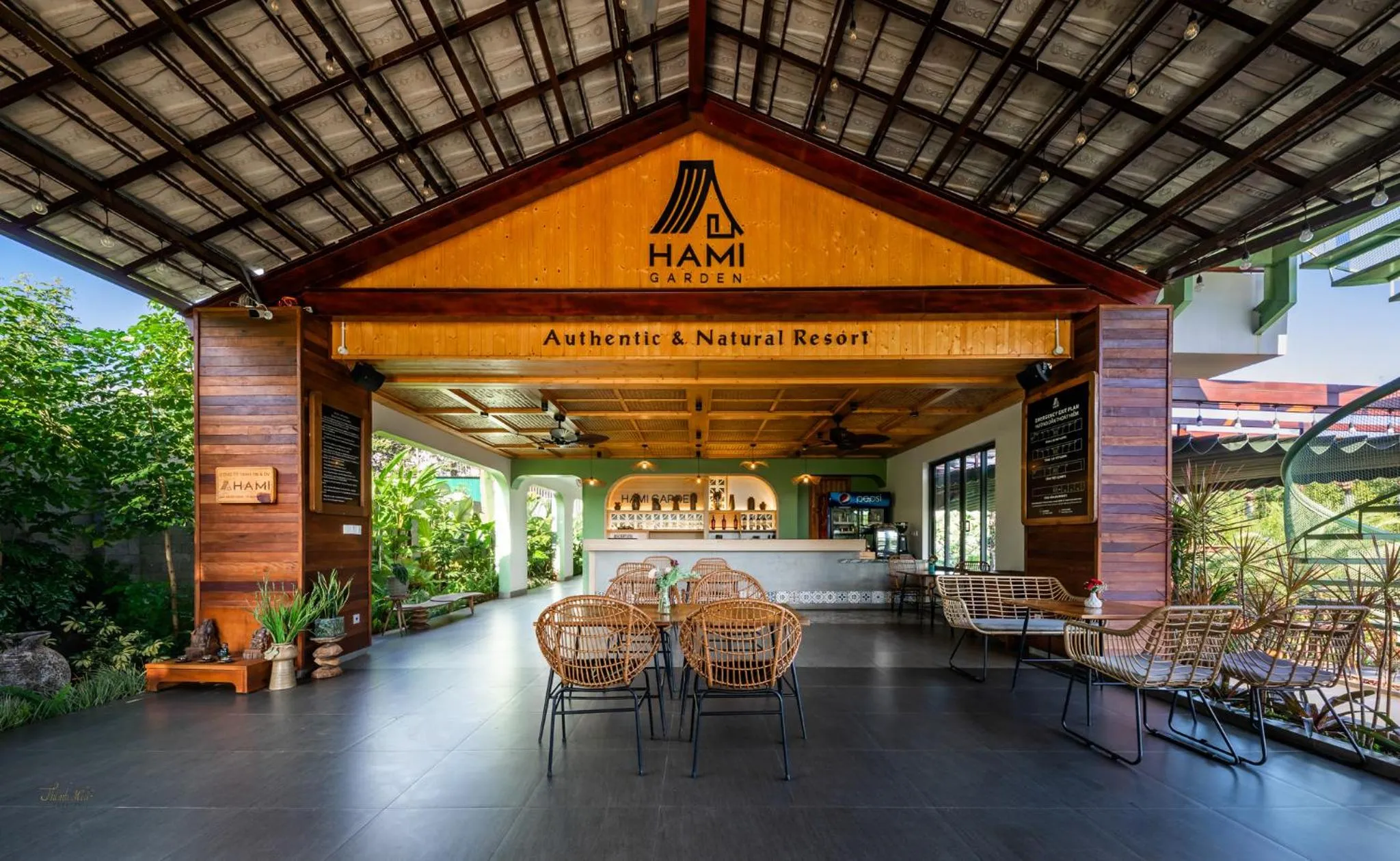 Patio in Hami Garden - Authentic & Natural Resort