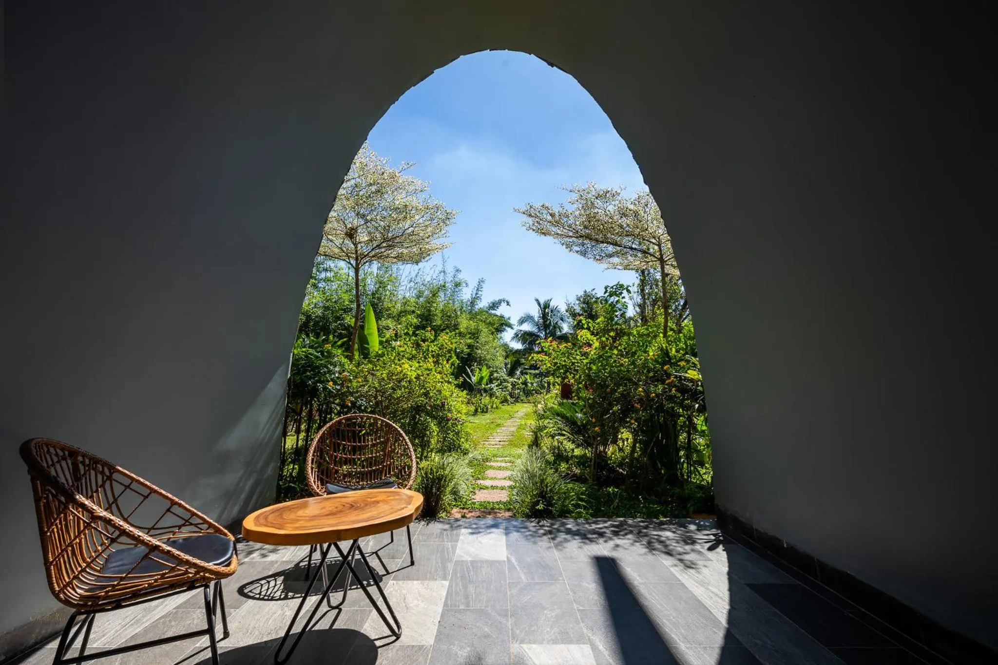 Patio in Hami Garden - Authentic & Natural Resort