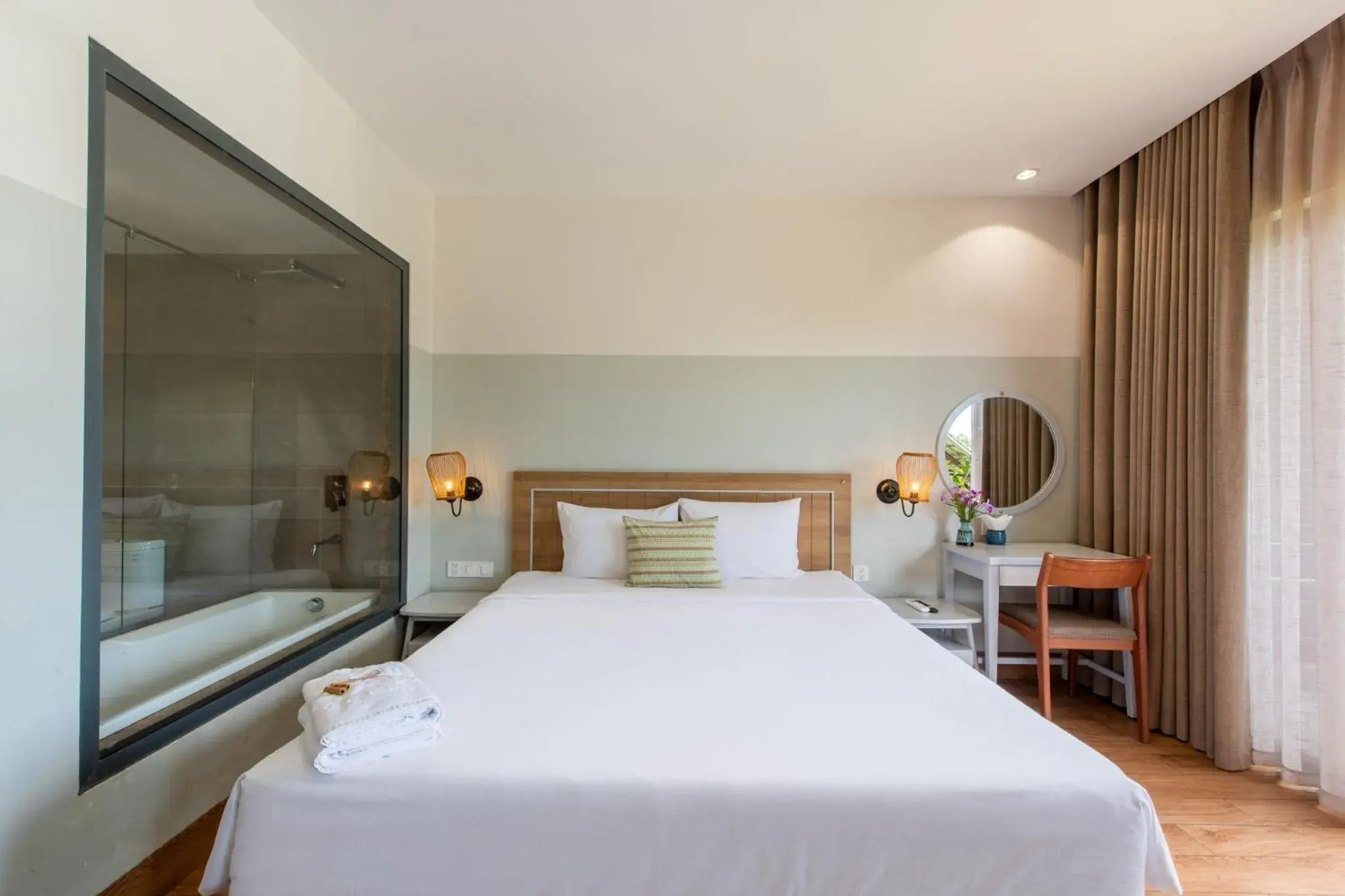 King Room with Balcony in Hami Garden - Authentic & Natural Resort King Room with Balcony in Hami Garden - Authentic & Natural Resort