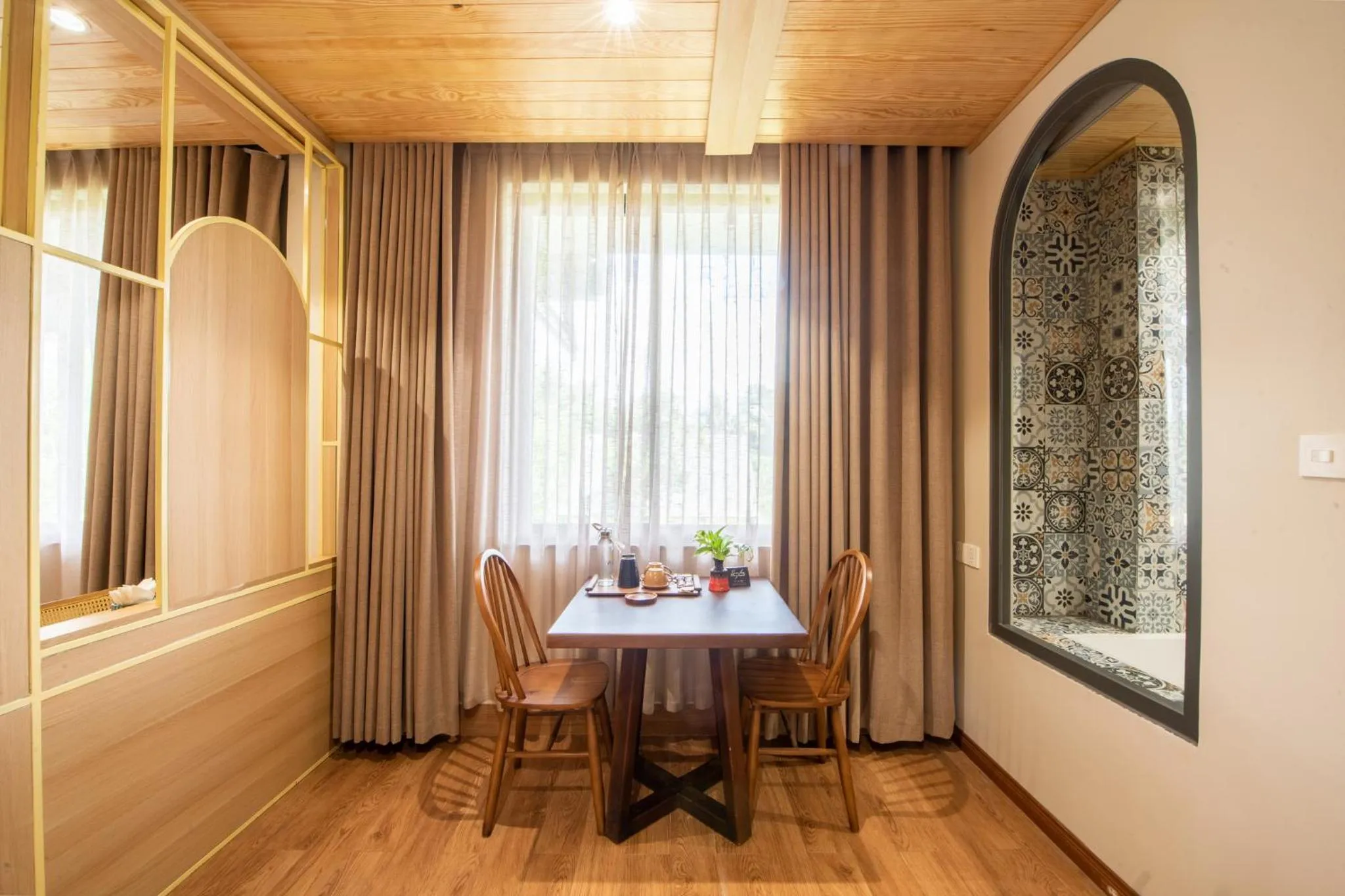 Living room in Hami Garden - Authentic & Natural Resort