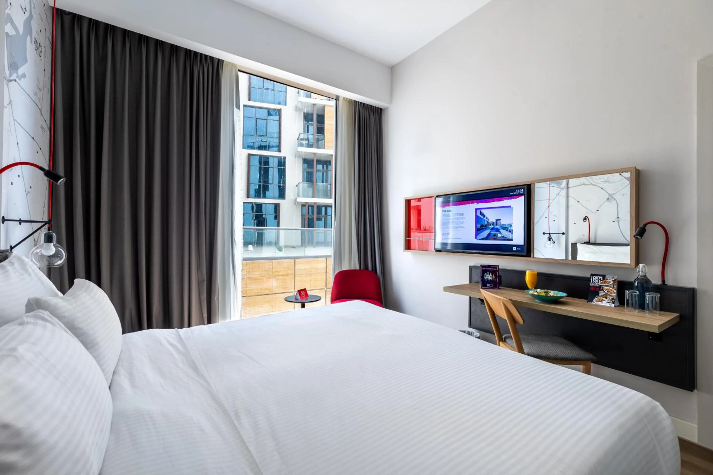 Bedroom, Bed in Ink Hotel