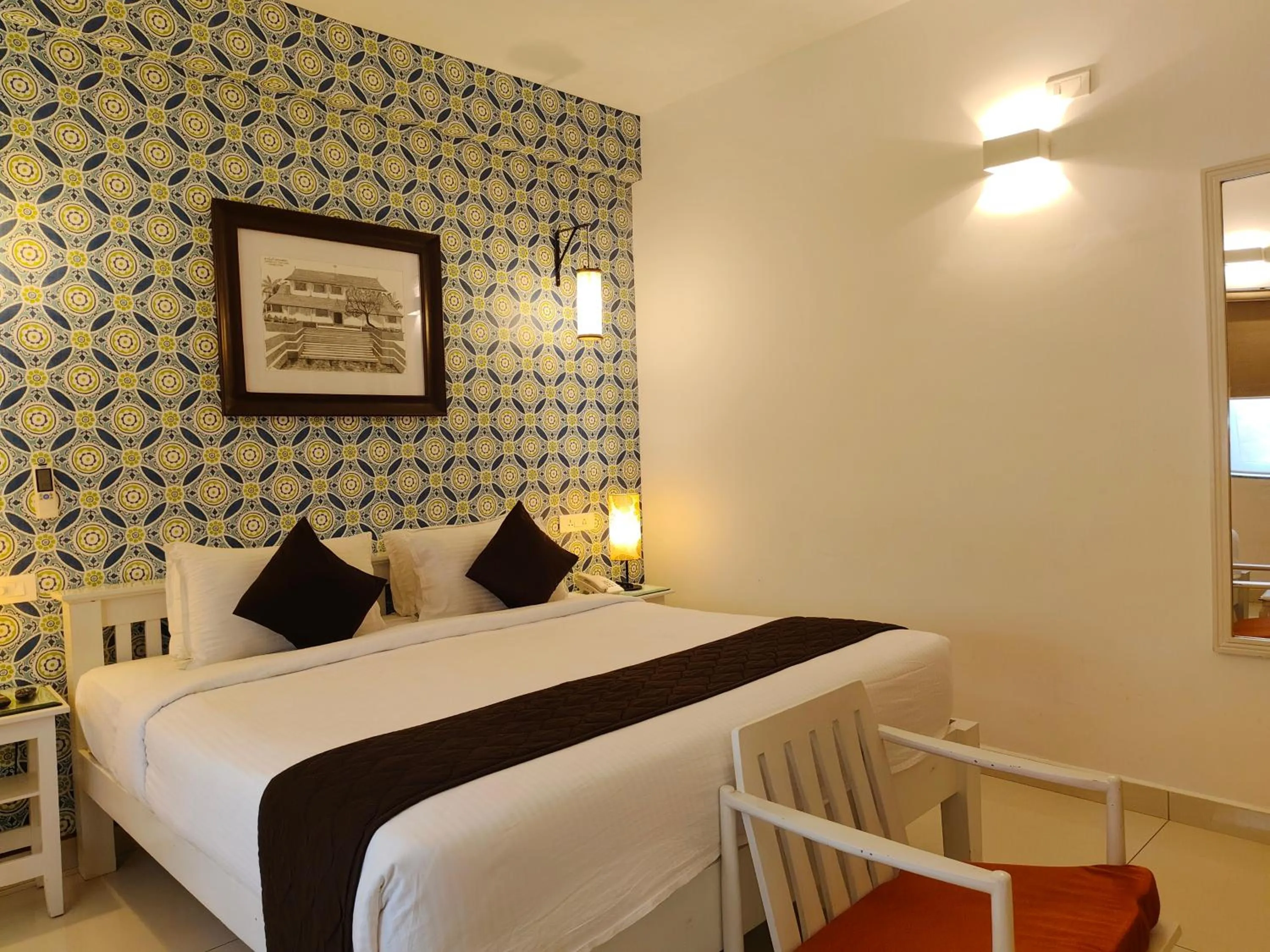 Bedroom, Bed in Hotel Aura by Woco Stays