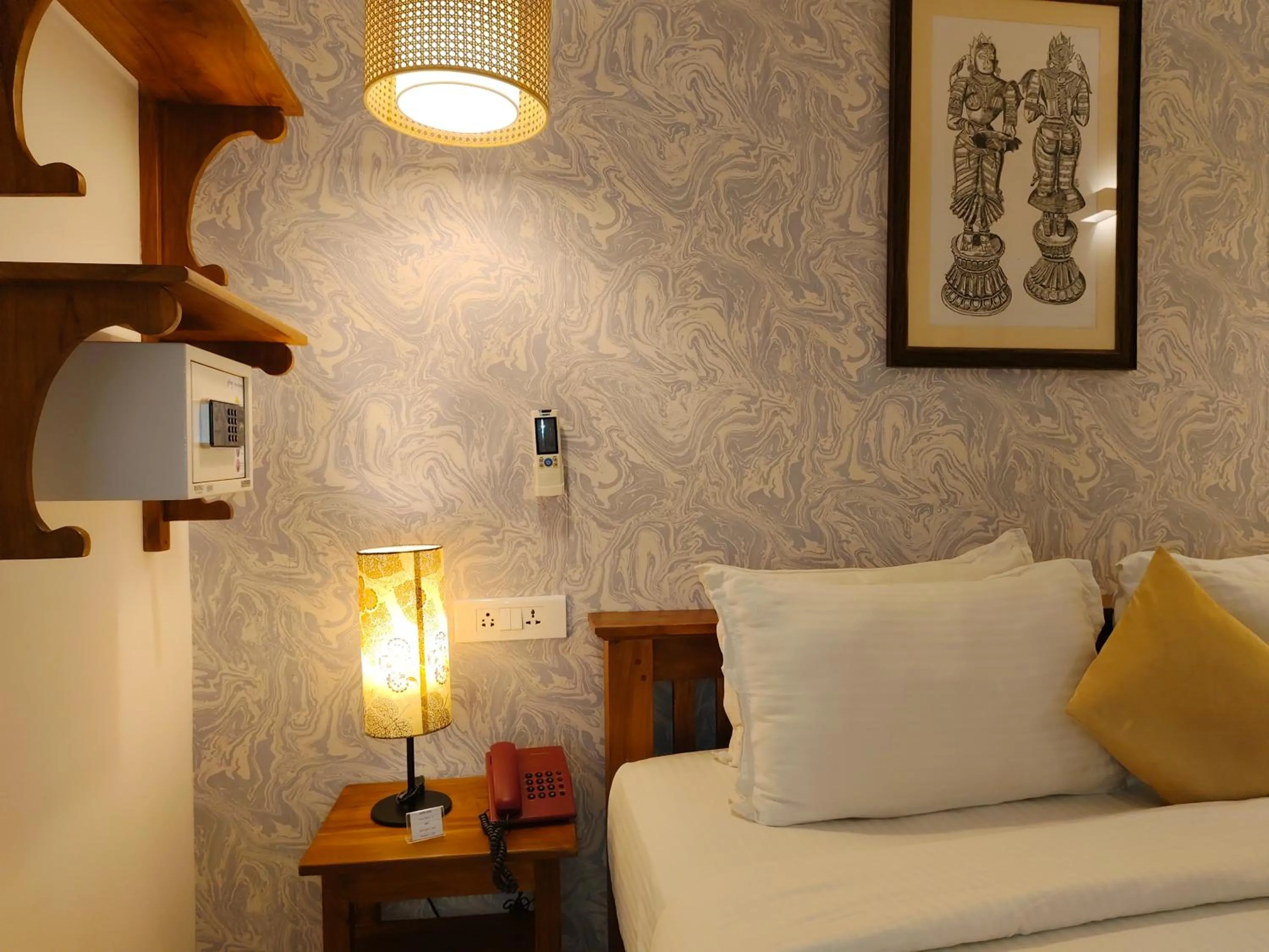 Bedroom, Bed in Hotel Aura by Woco Stays