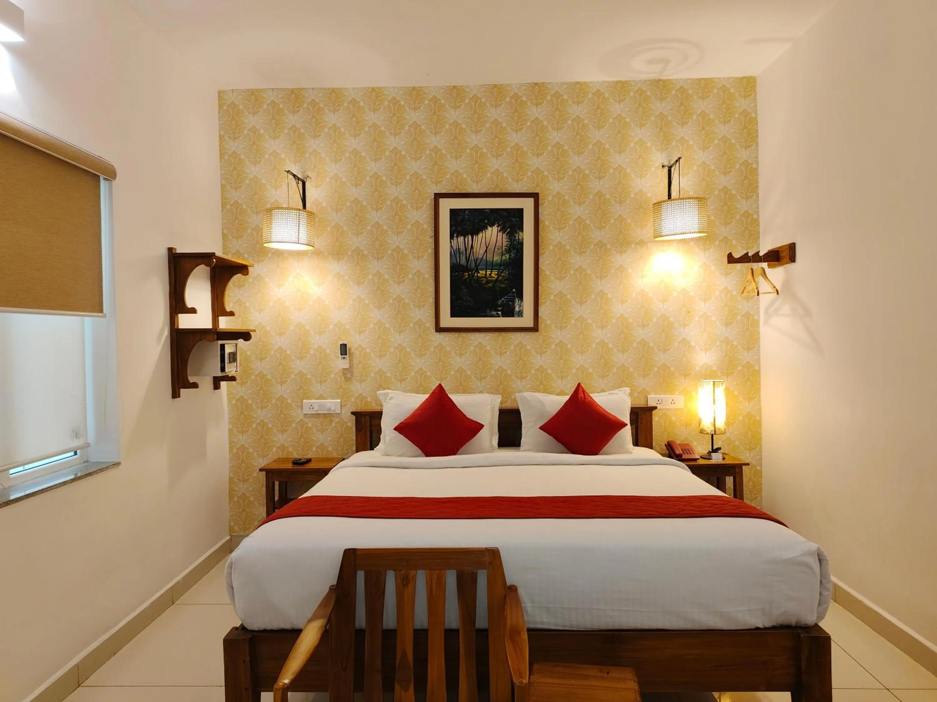 Bedroom, Bed in Hotel Aura by Woco Stays