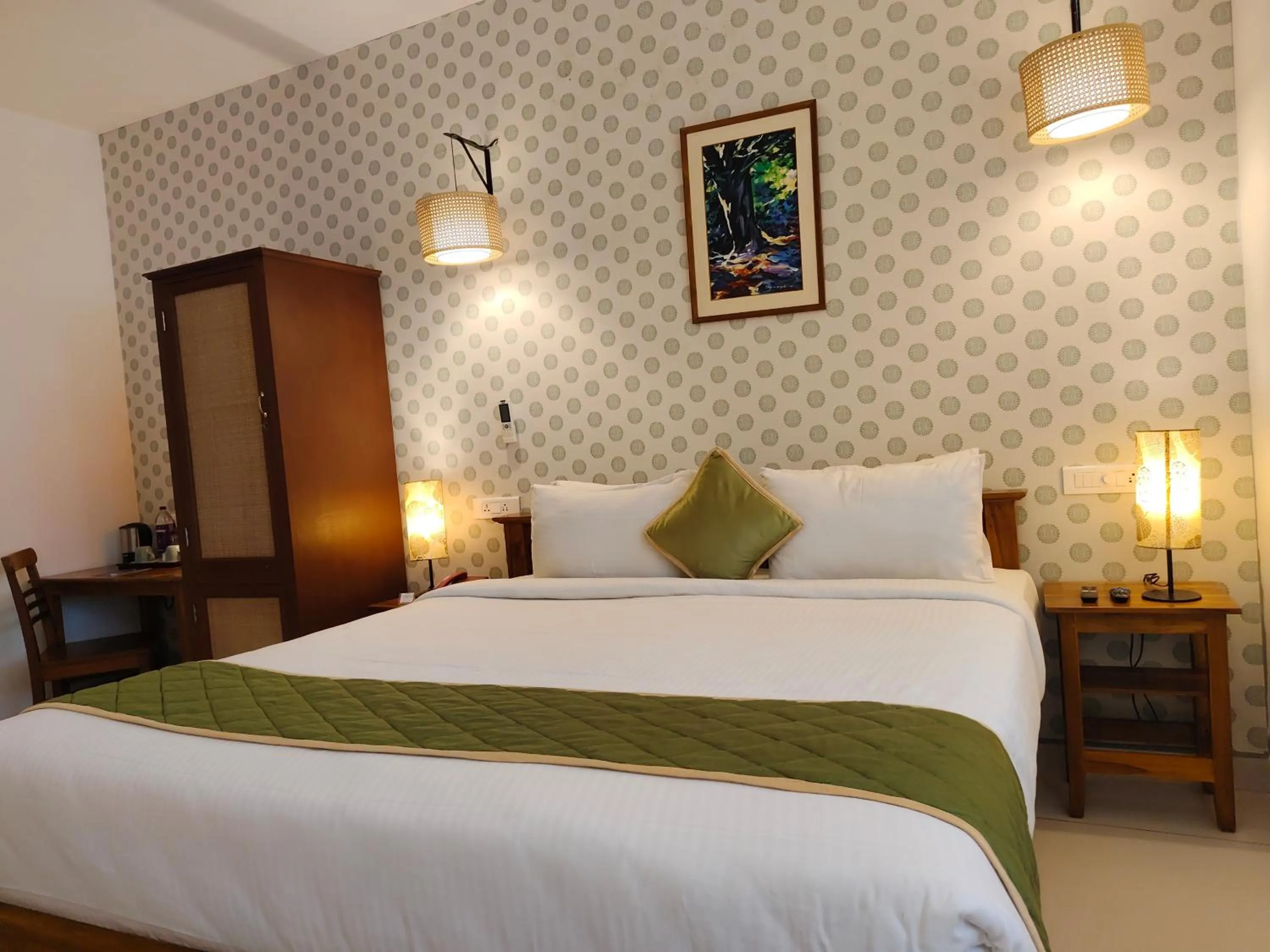 Bedroom, Bed in Hotel Aura by Woco Stays