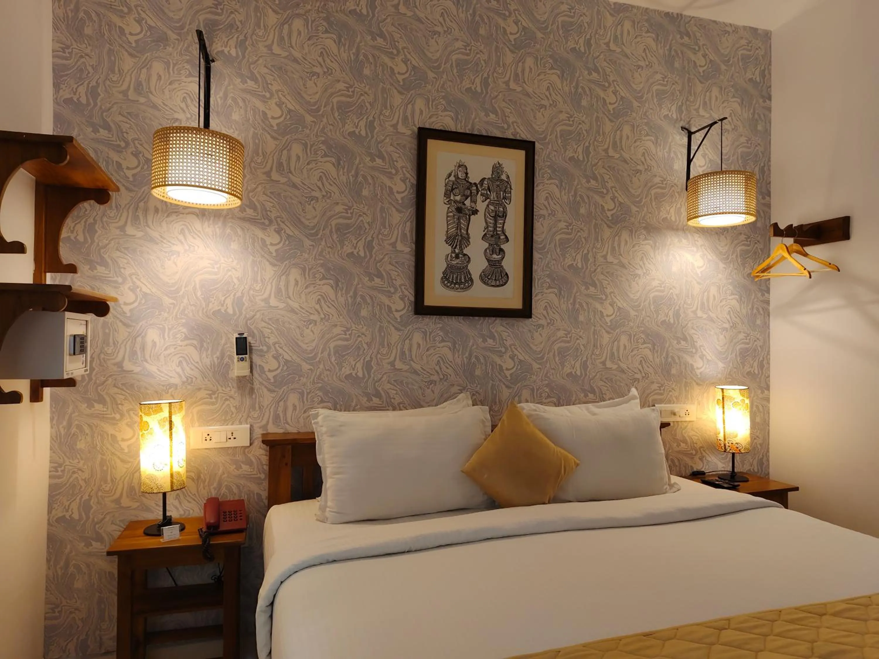 Bedroom, Bed in Hotel Aura by Woco Stays