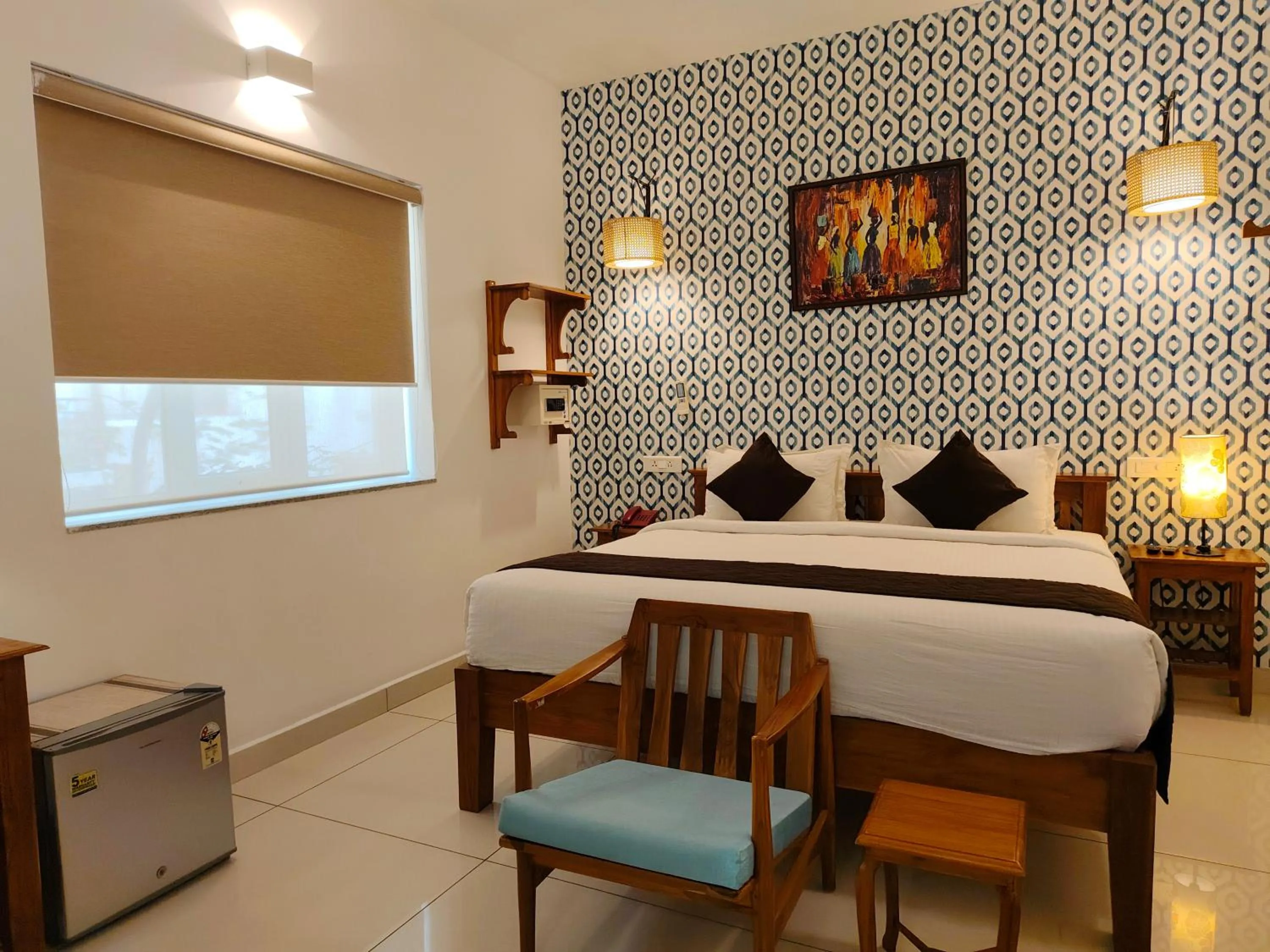 Bedroom, Bed in Hotel Aura by Woco Stays