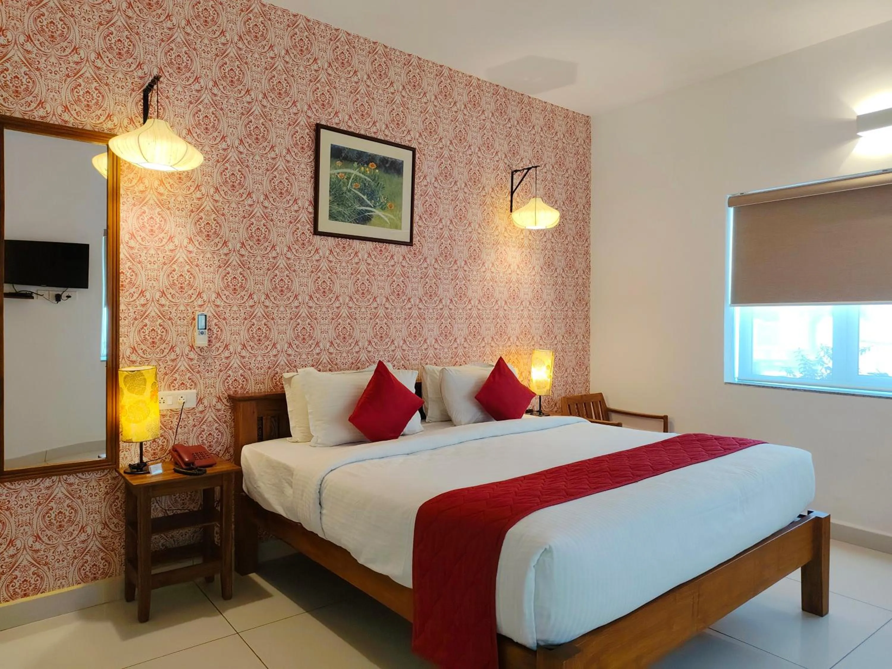 Bedroom, Bed in Hotel Aura by Woco Stays