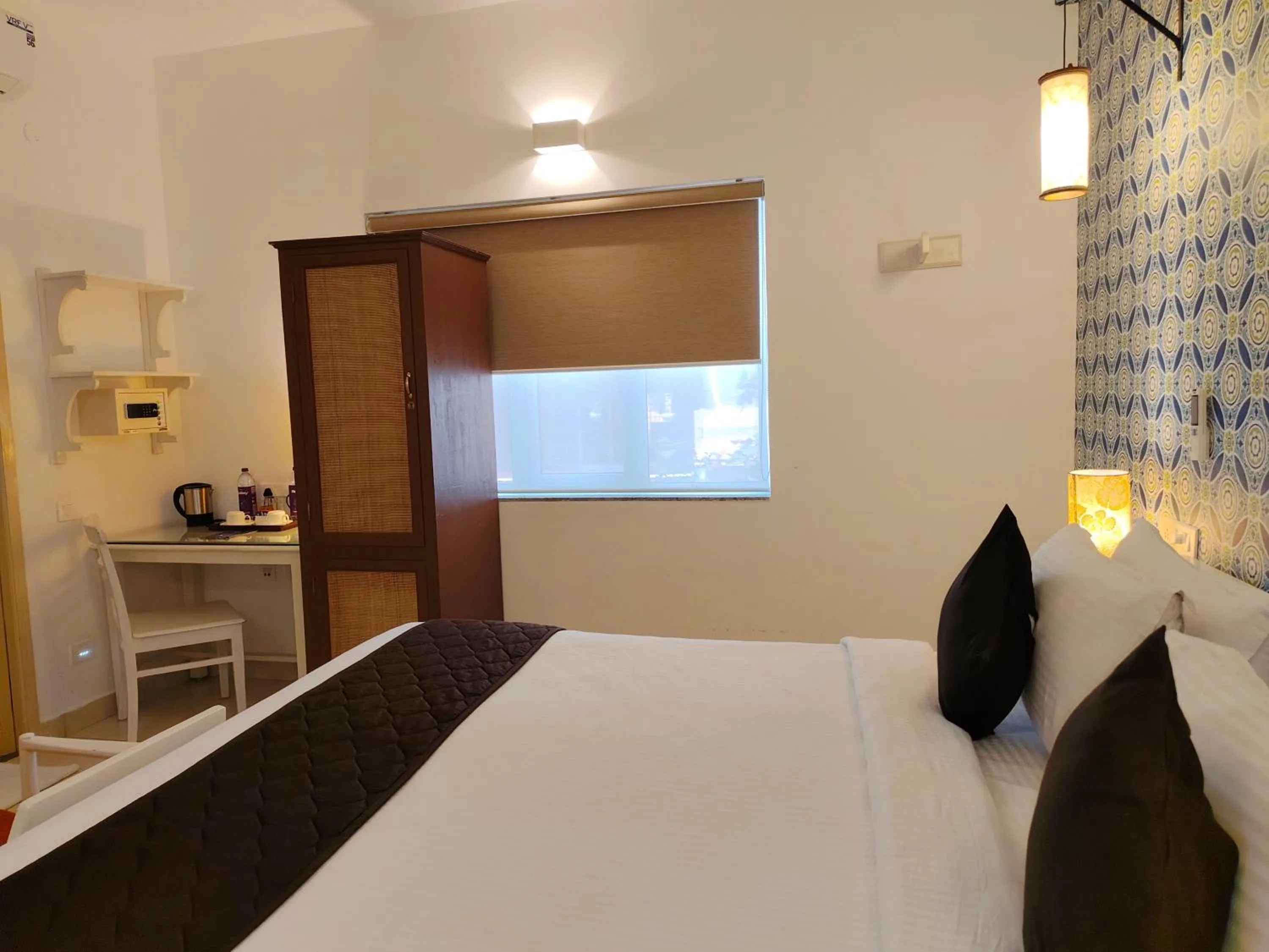 Bedroom, Bed in Hotel Aura by Woco Stays