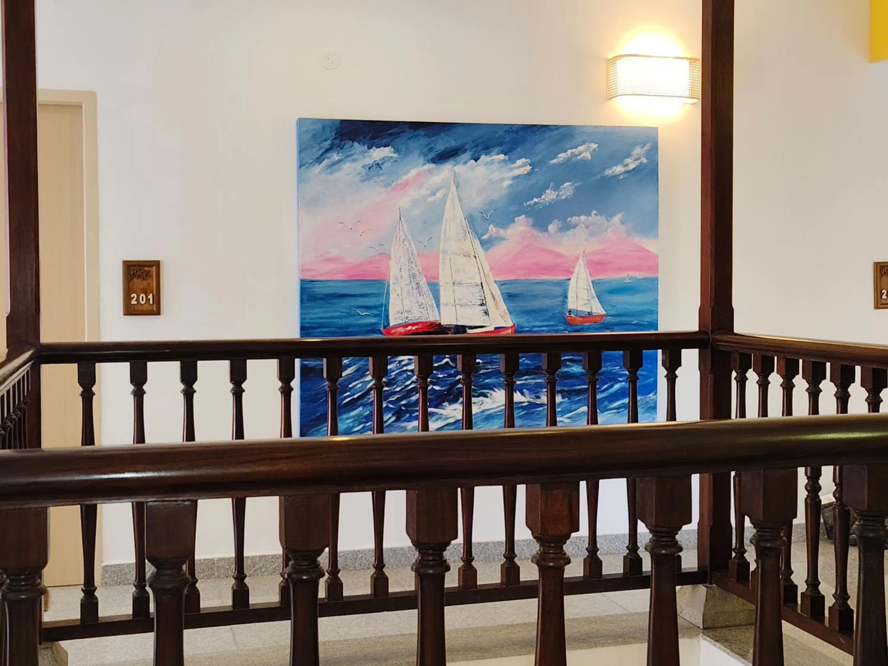 Decorative detail in Hotel Aura by Woco Stays