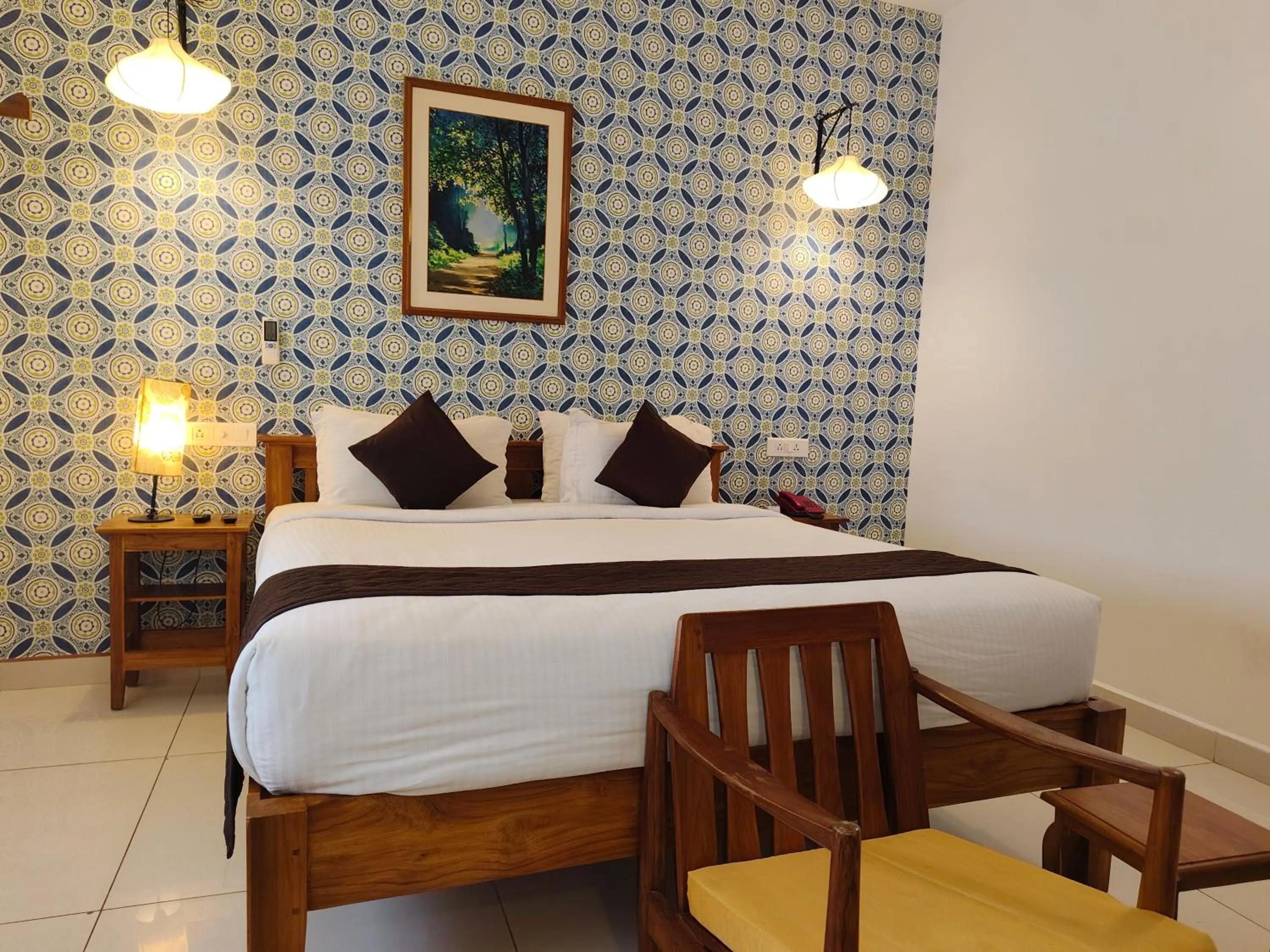 Bedroom, Bed in Hotel Aura by Woco Stays