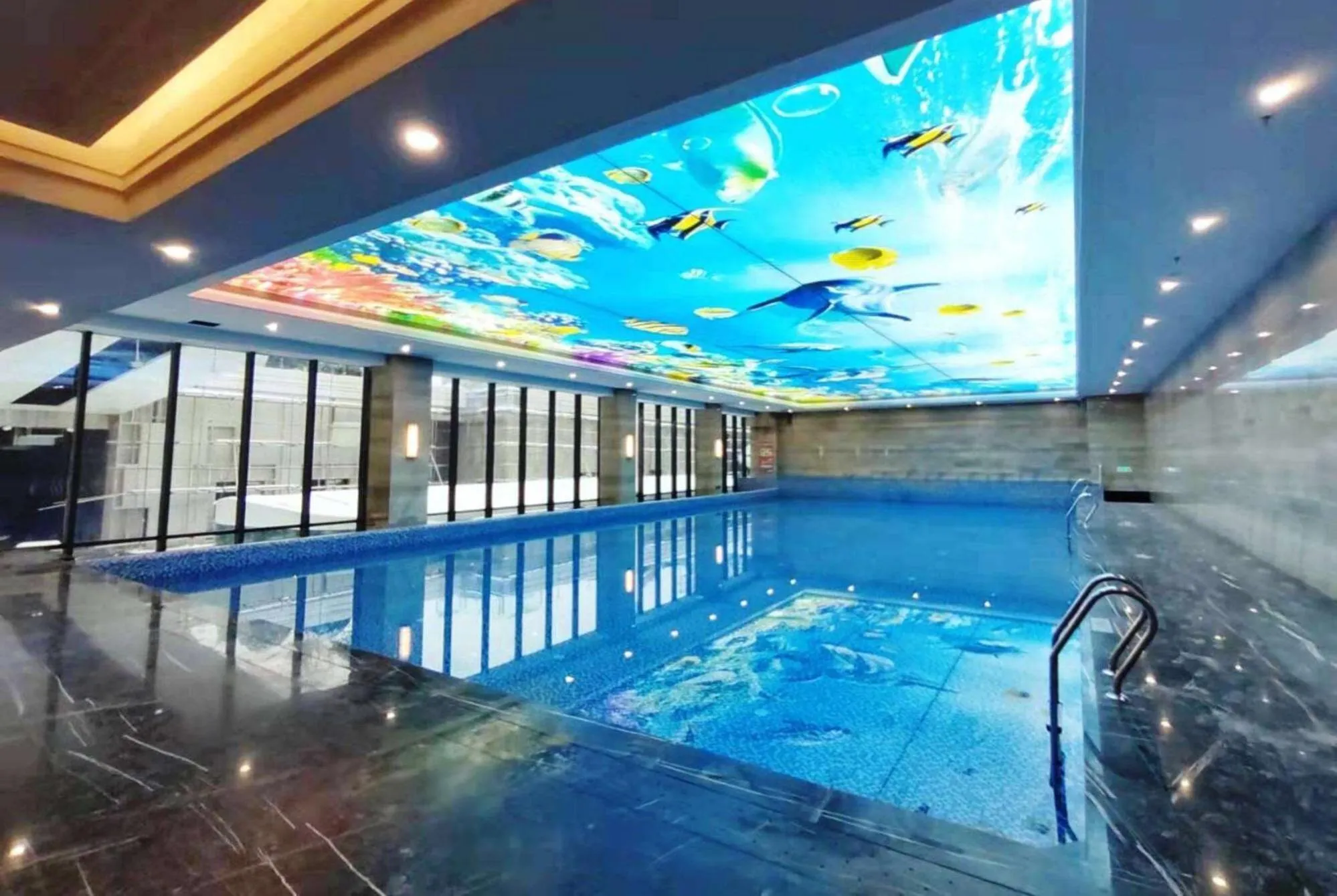 Pool view in Wyndham Grand Tongren Downtown Hotel