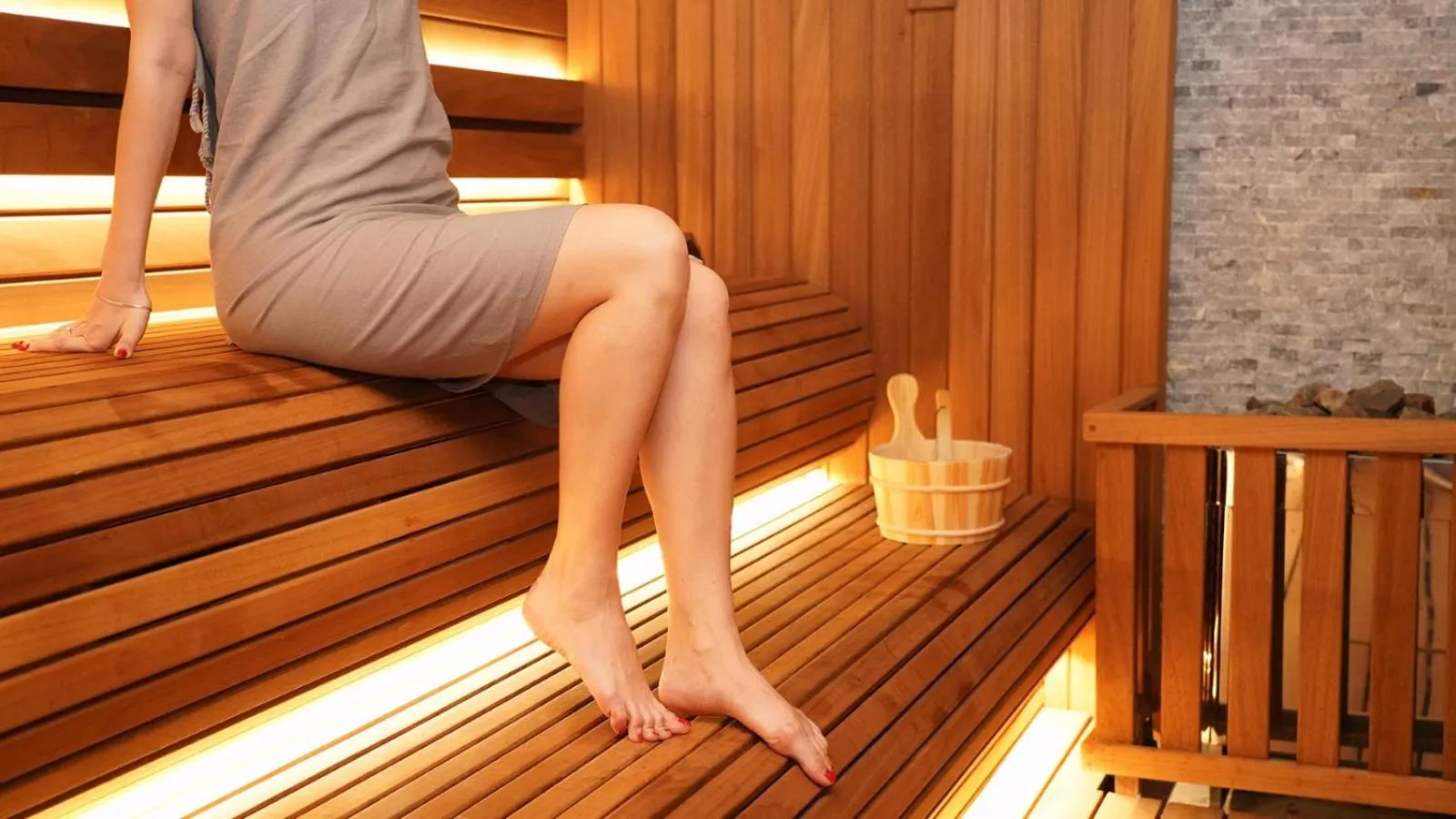 Sauna in Cronton Design Hotel