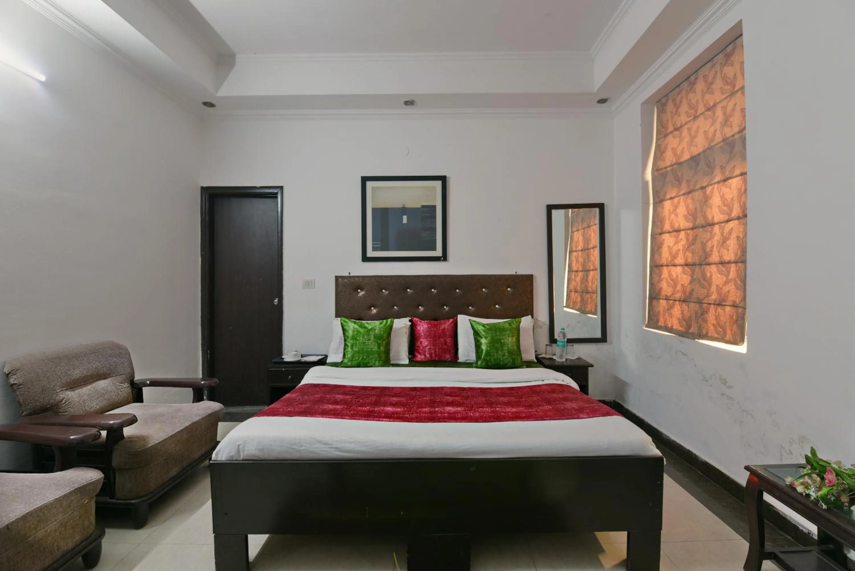 Bed in Hotel Diamond Stays