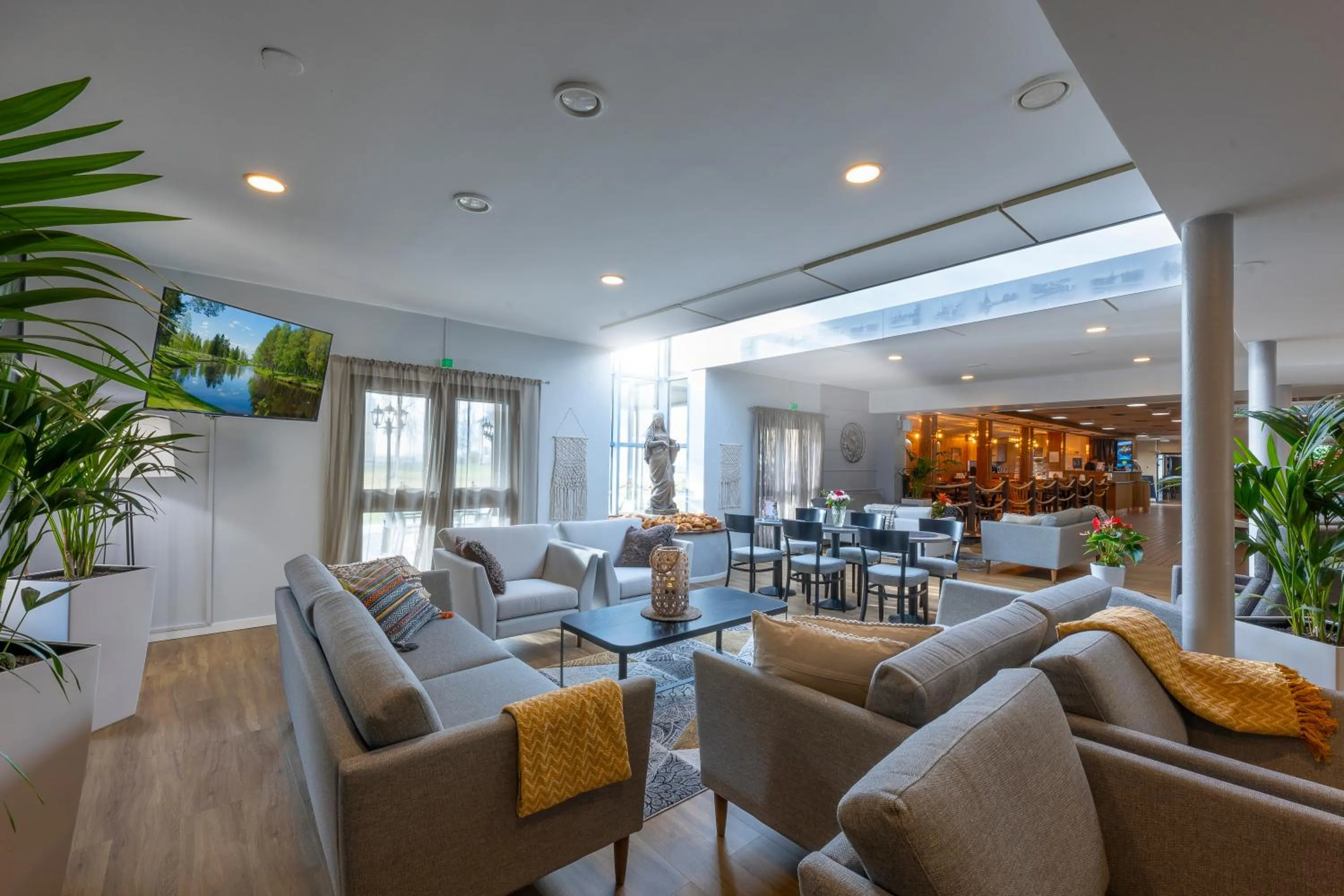 Lobby or reception in Spa Hotel Runni Iisalmi