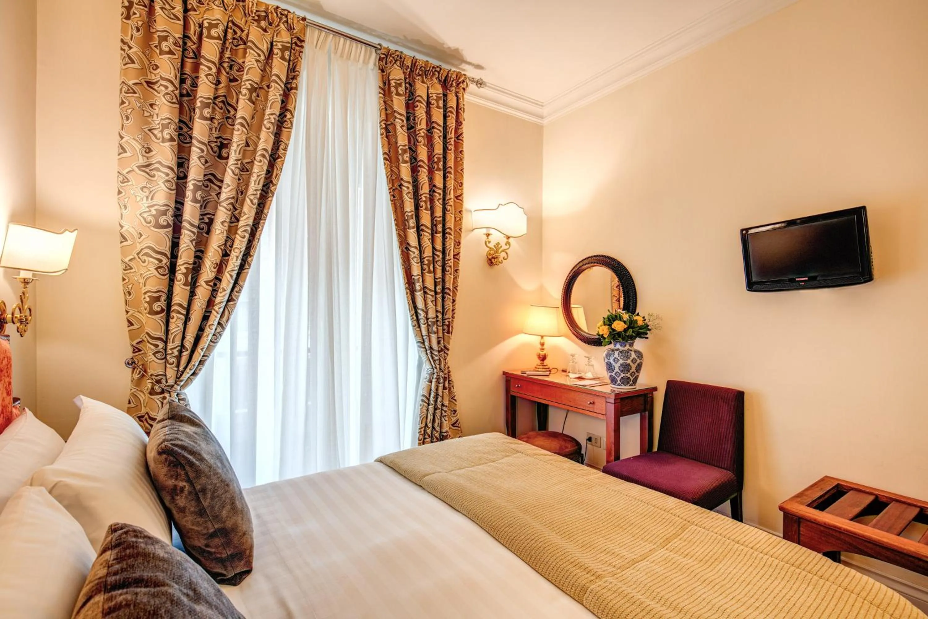 Bed in Hotel Cortina