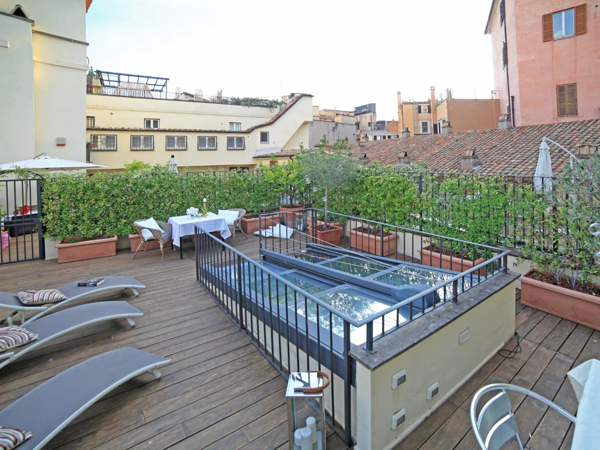 Balcony/Terrace in Nostromondo Ciancaleoni Palace
