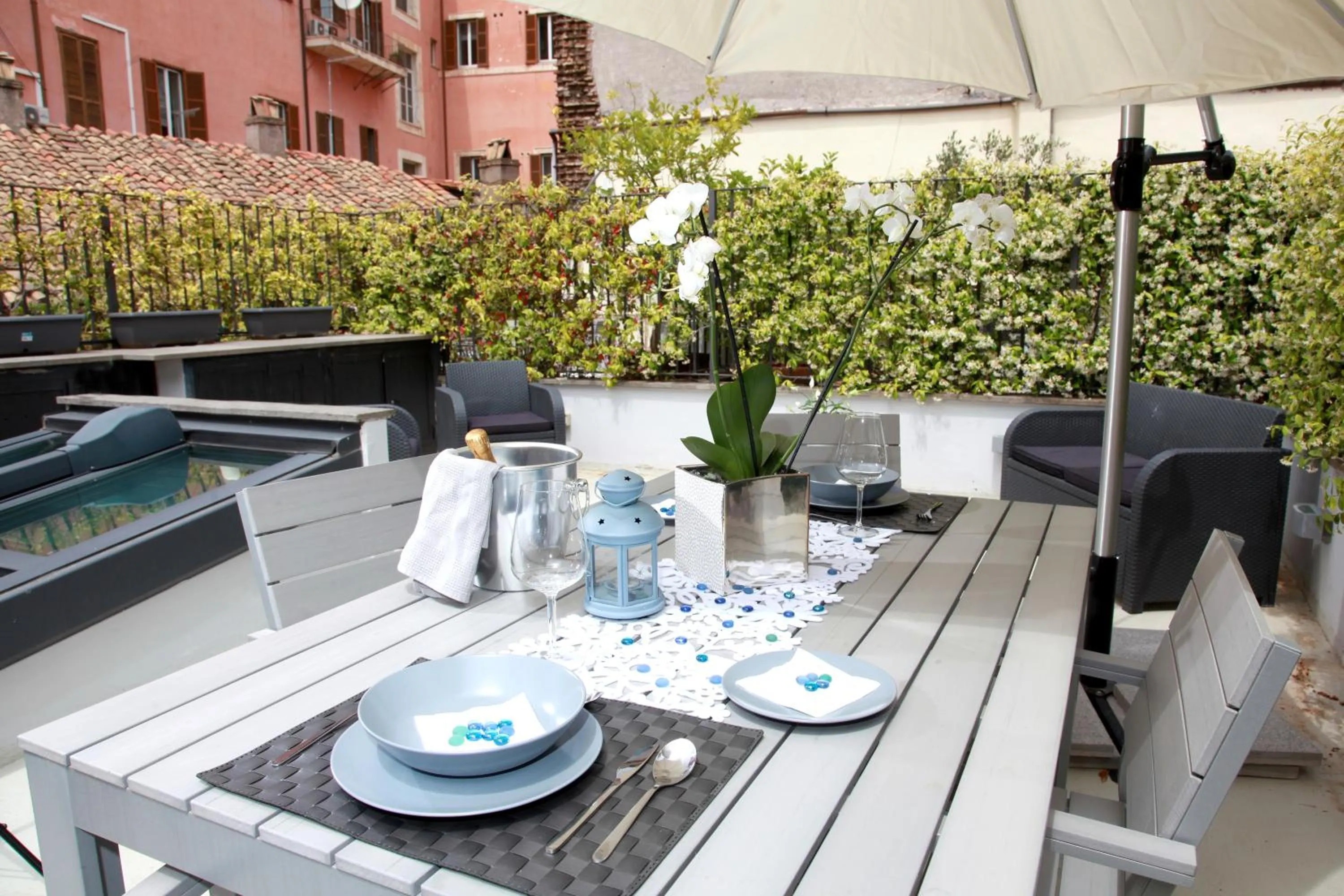 Balcony/Terrace in Nostromondo Ciancaleoni Palace
