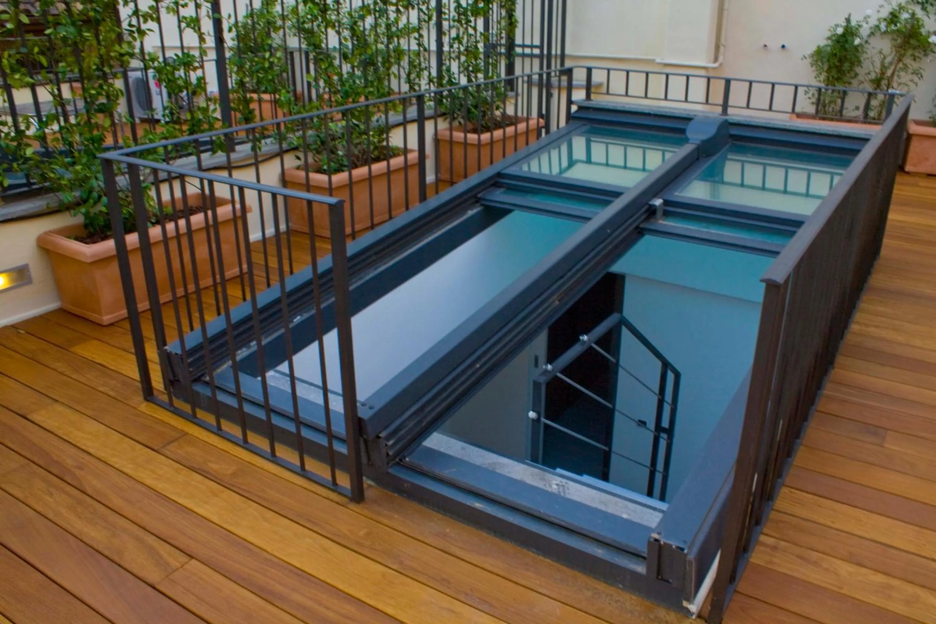 Balcony/Terrace in Nostromondo Ciancaleoni Palace