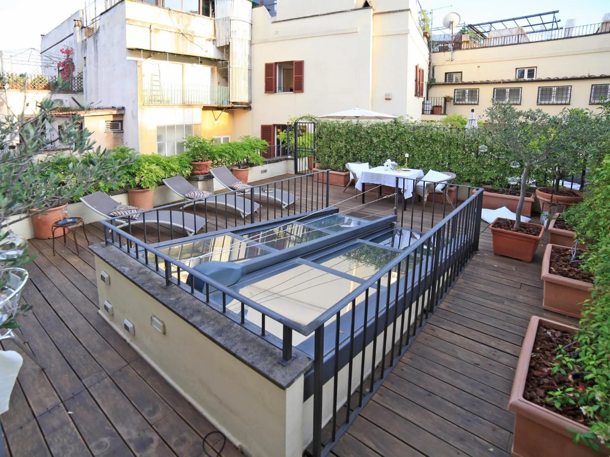 Balcony/Terrace in Nostromondo Ciancaleoni Palace