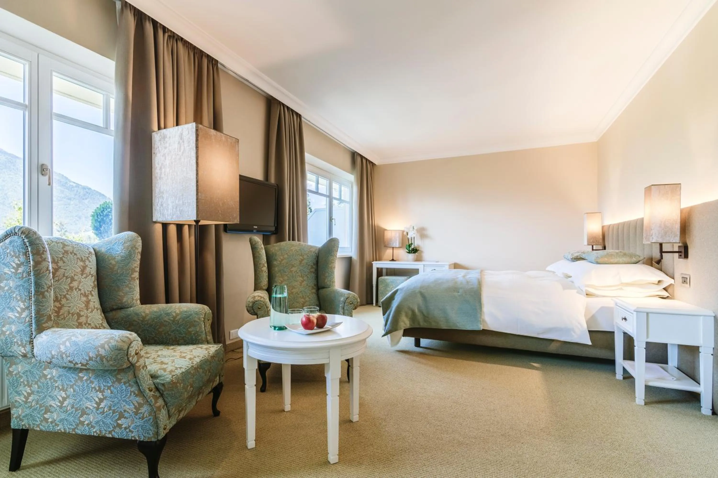 Bed in Hotel Pienzenau Am Schlosspark