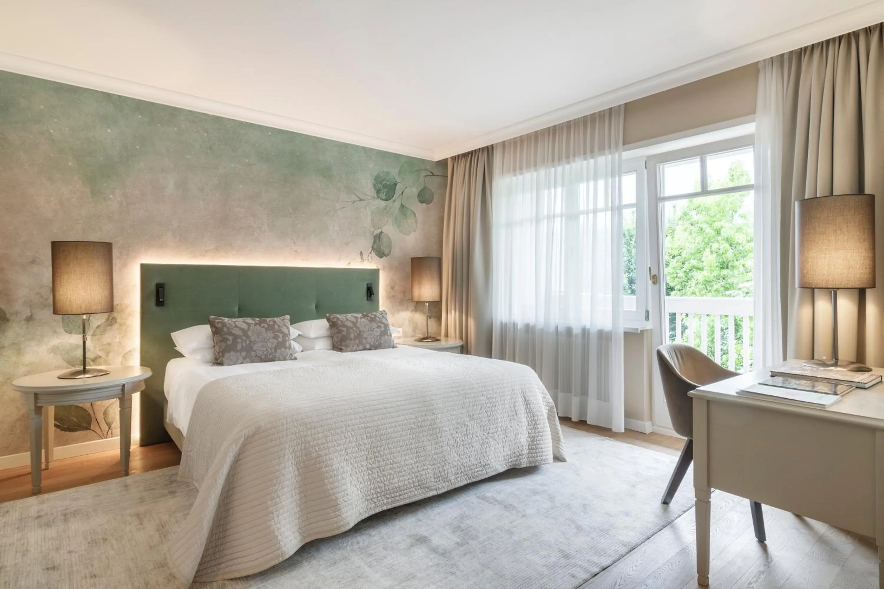 Bed in Hotel Pienzenau Am Schlosspark