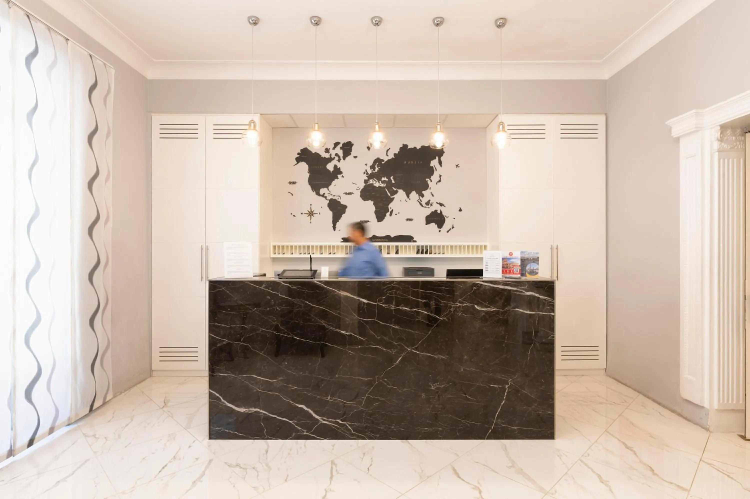 Lobby or reception in Hotel Virgilio