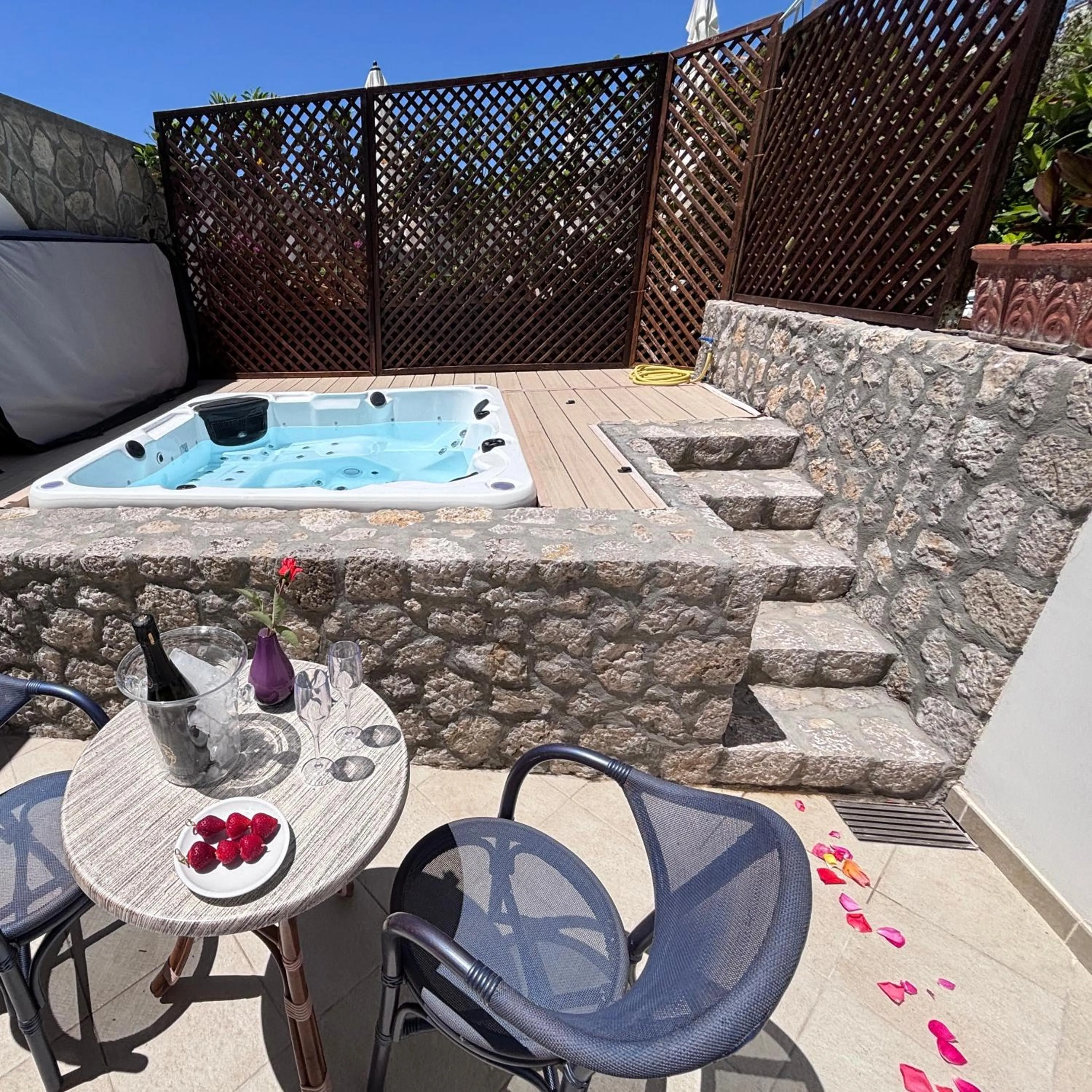 Pool view in Bougainville Luxury Boutique Hotel