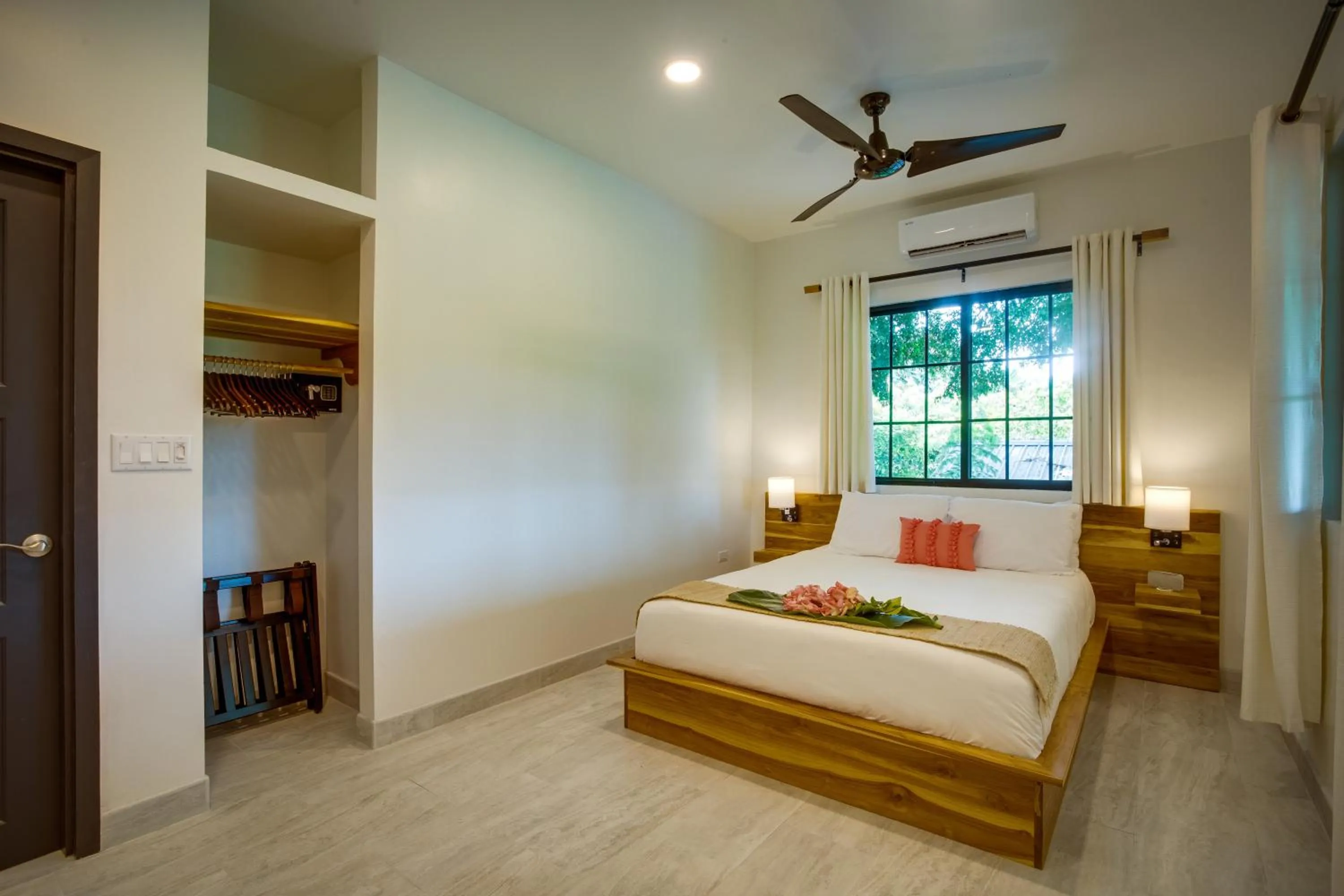 Bed in The Sea Glass Inn