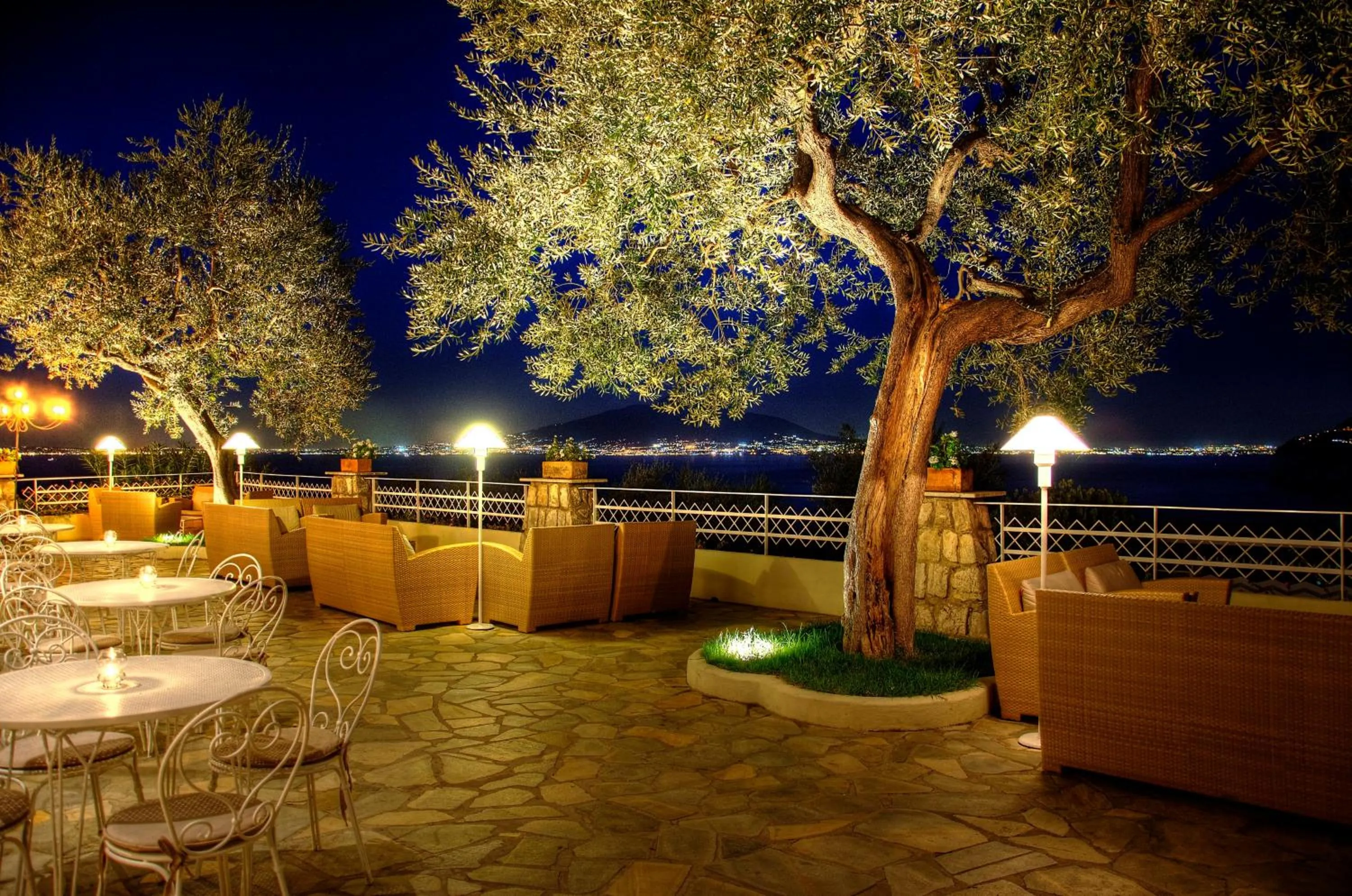 Patio in Grand Hotel Aminta