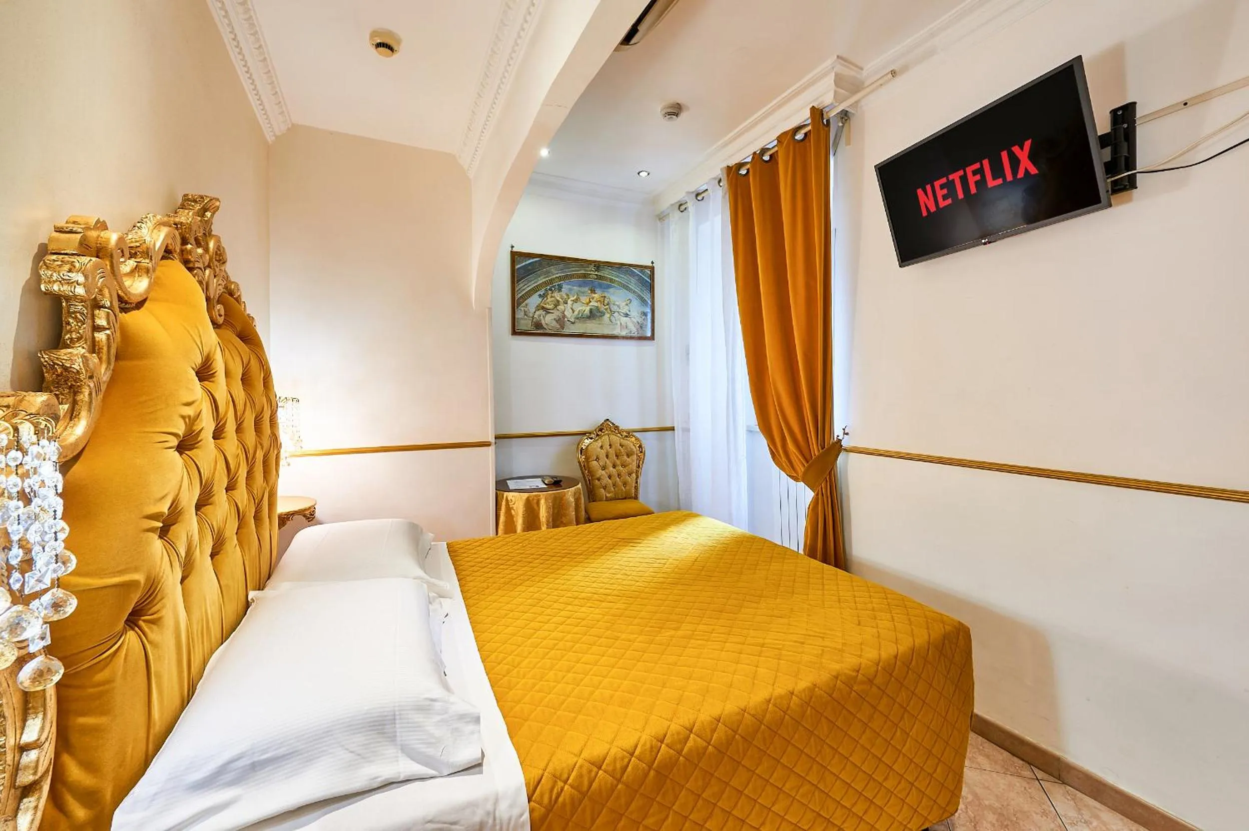 Bed in Hotel Virginia