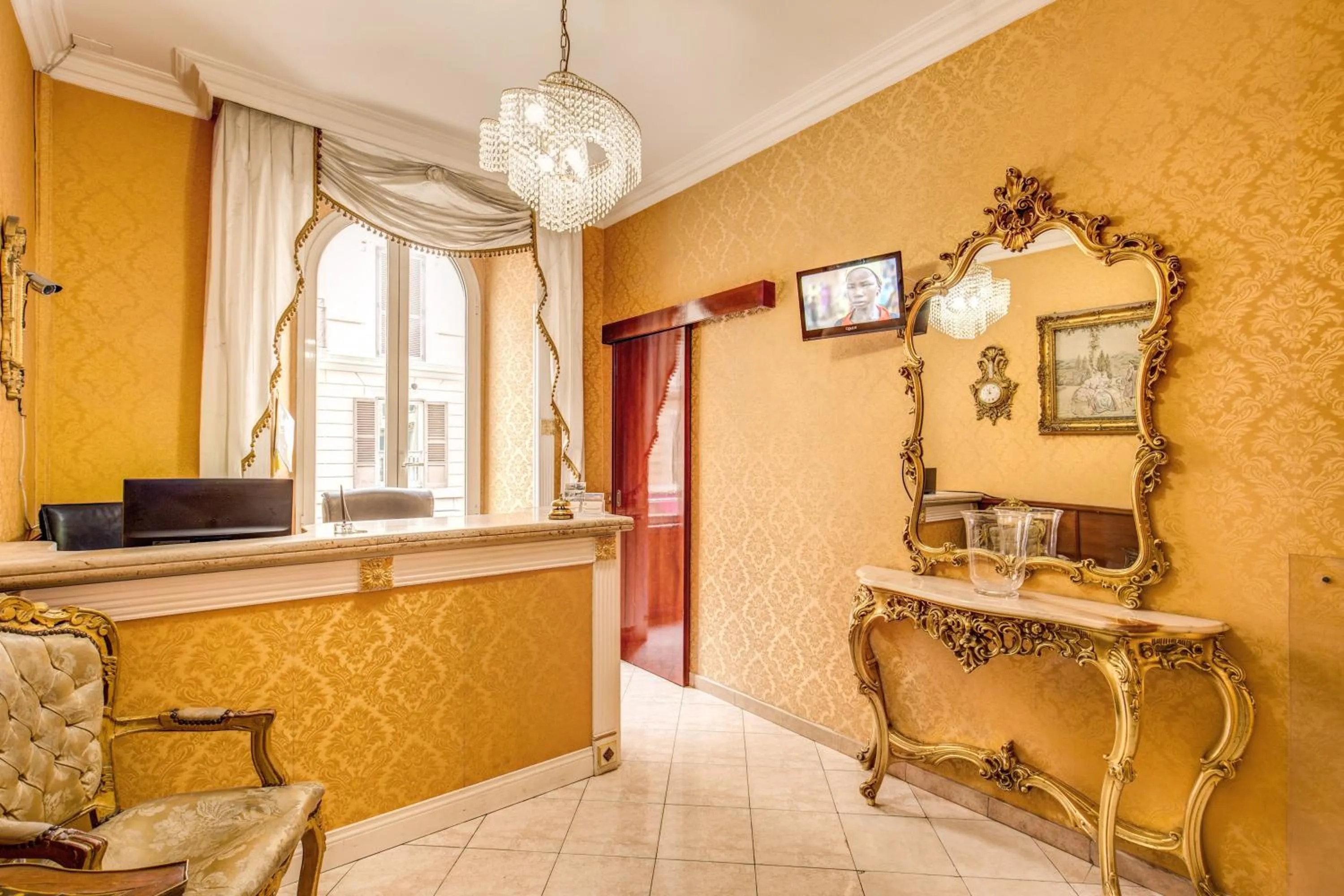 Lobby or reception in Hotel Virginia