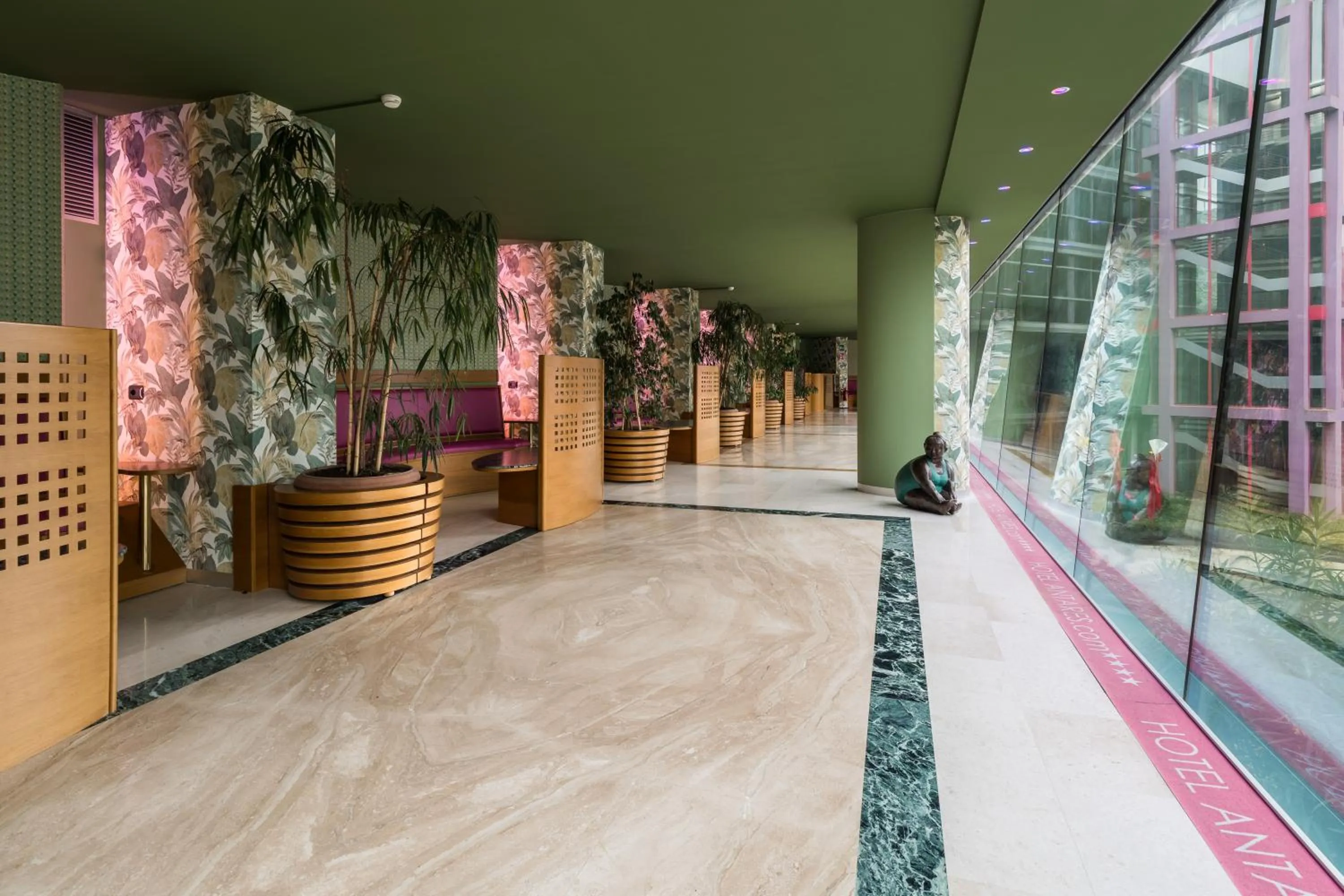 Lobby or reception in Hotel Antares Sport Beauty & Wellness