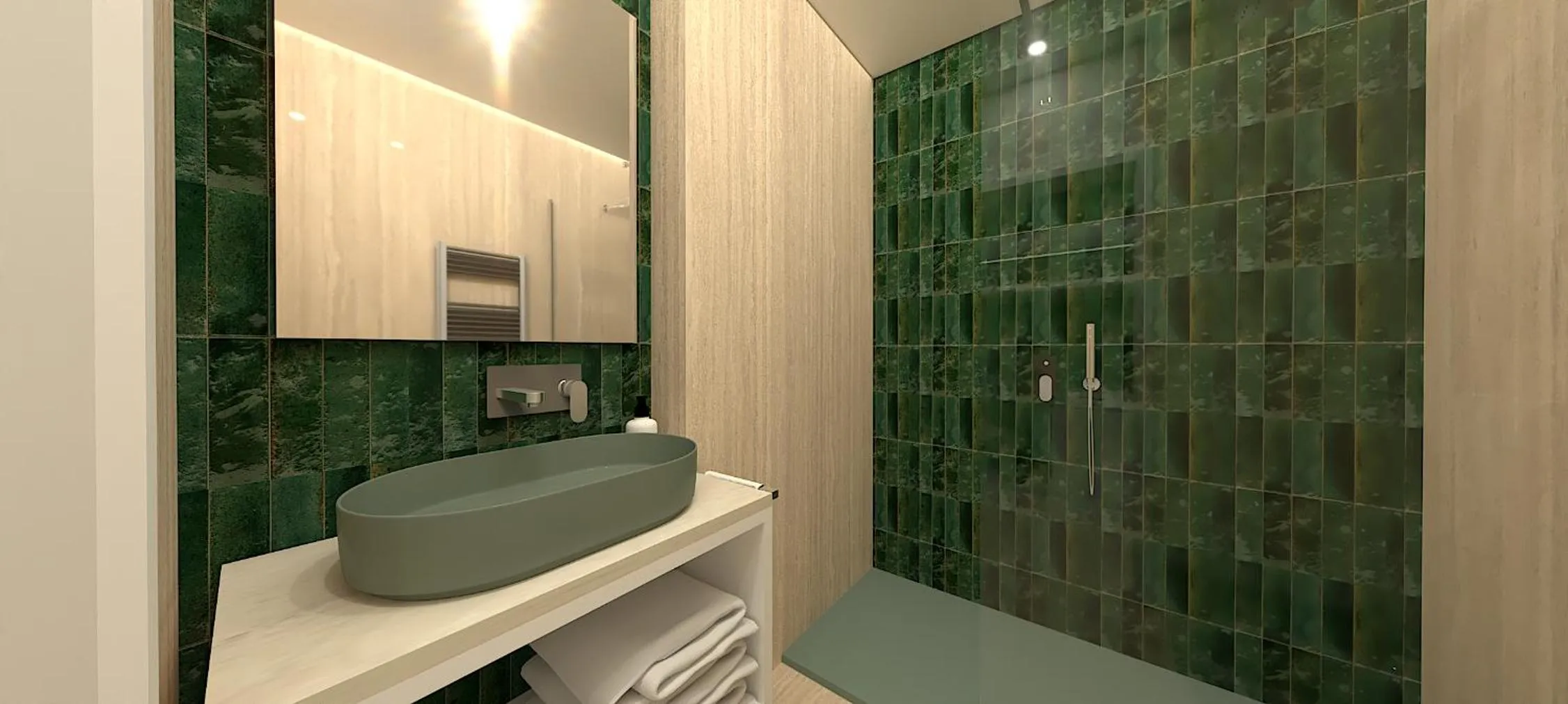 Bathroom in Hotel Alpha