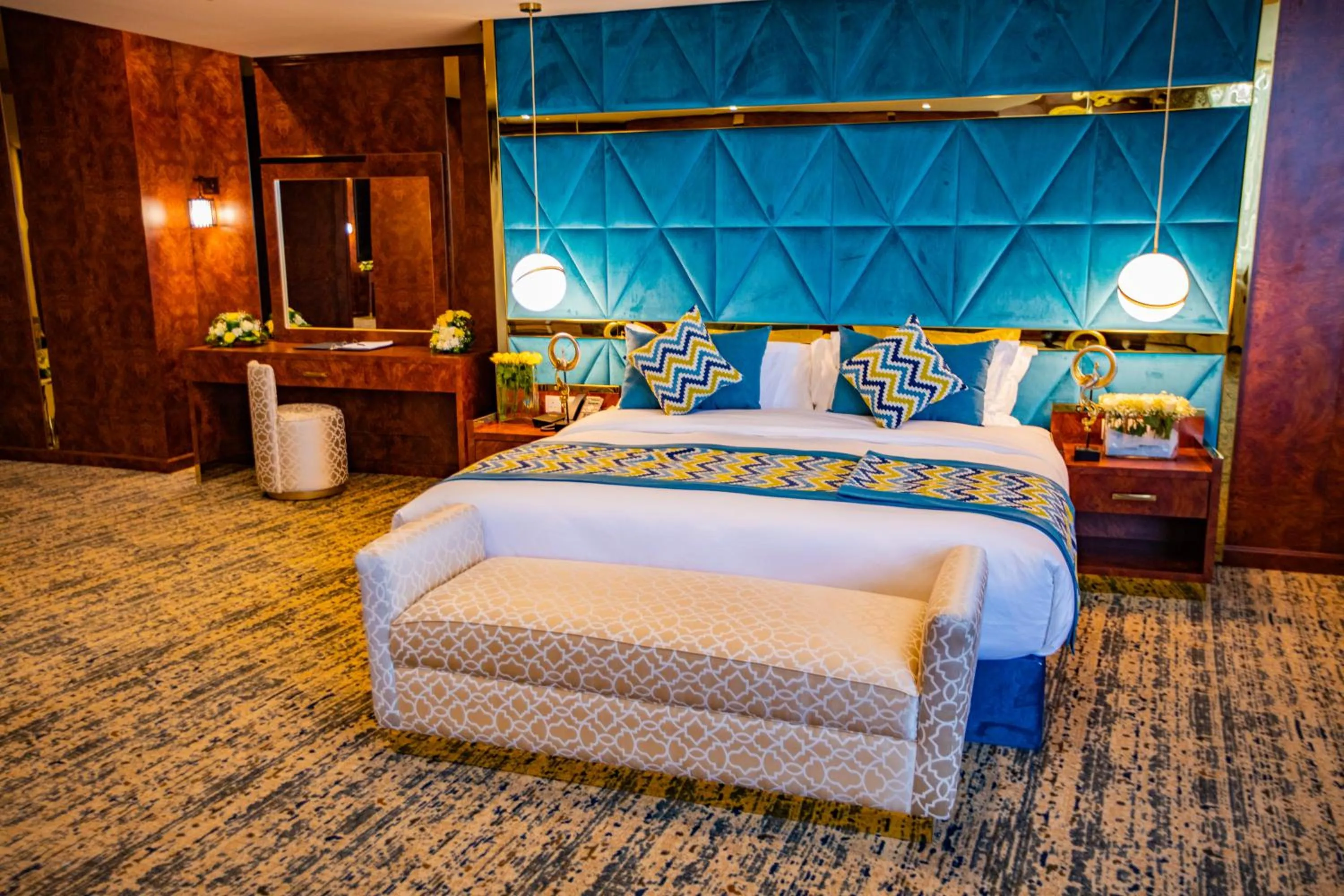 Bed in Le Park Concord Hotel Najran