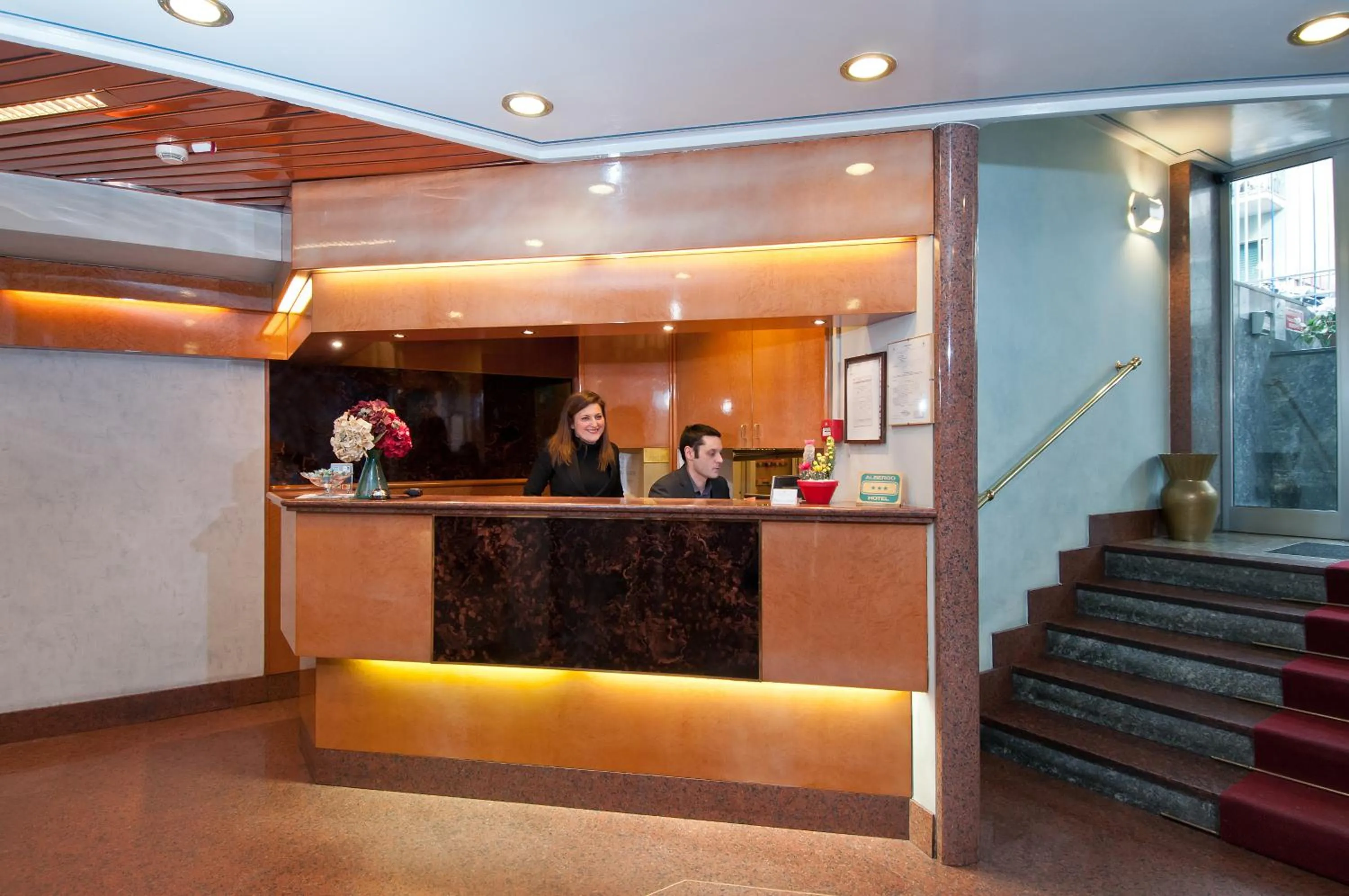 Lobby or reception in Hotel Lido