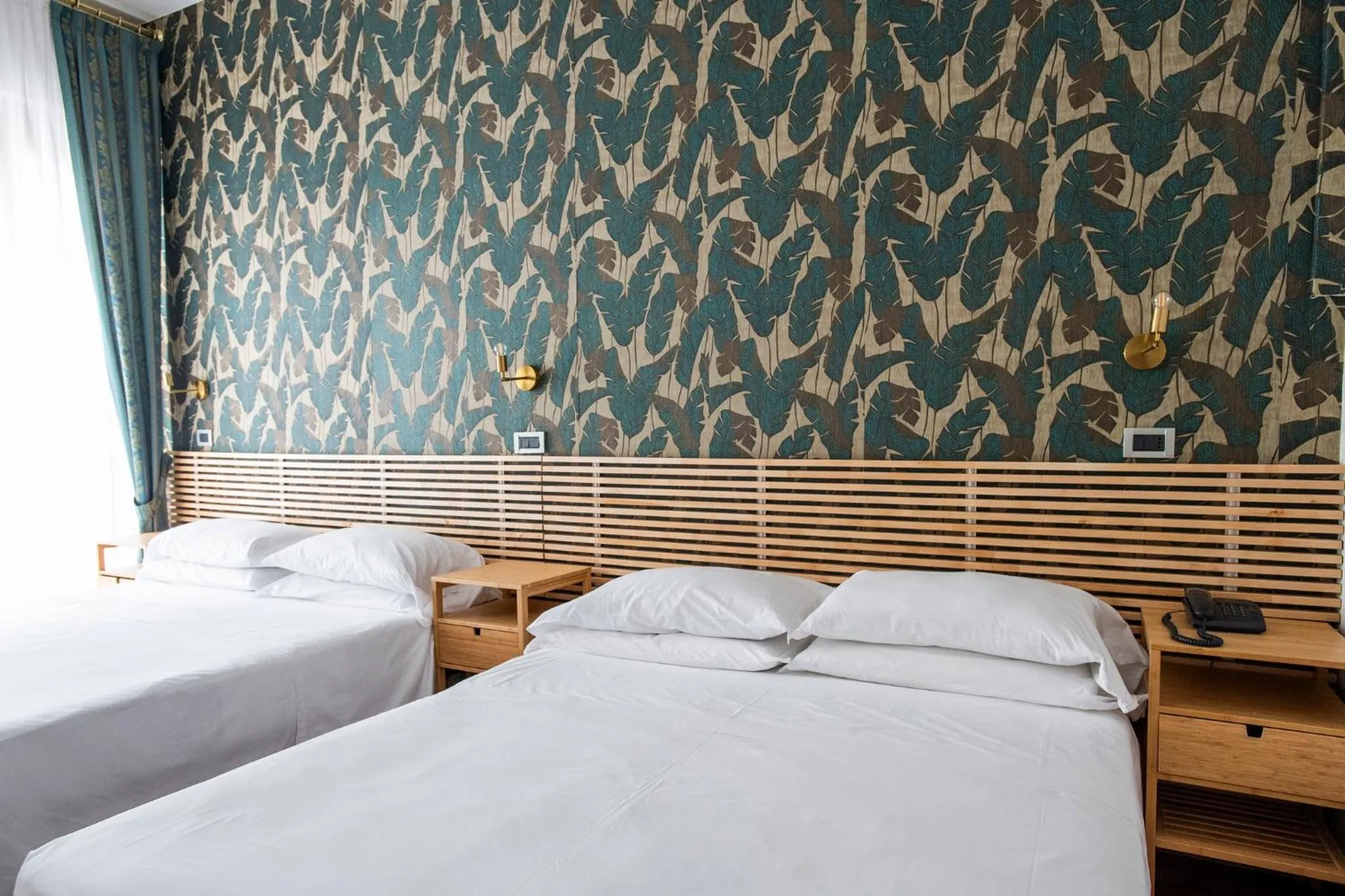 Bed in Hotel Rivamare