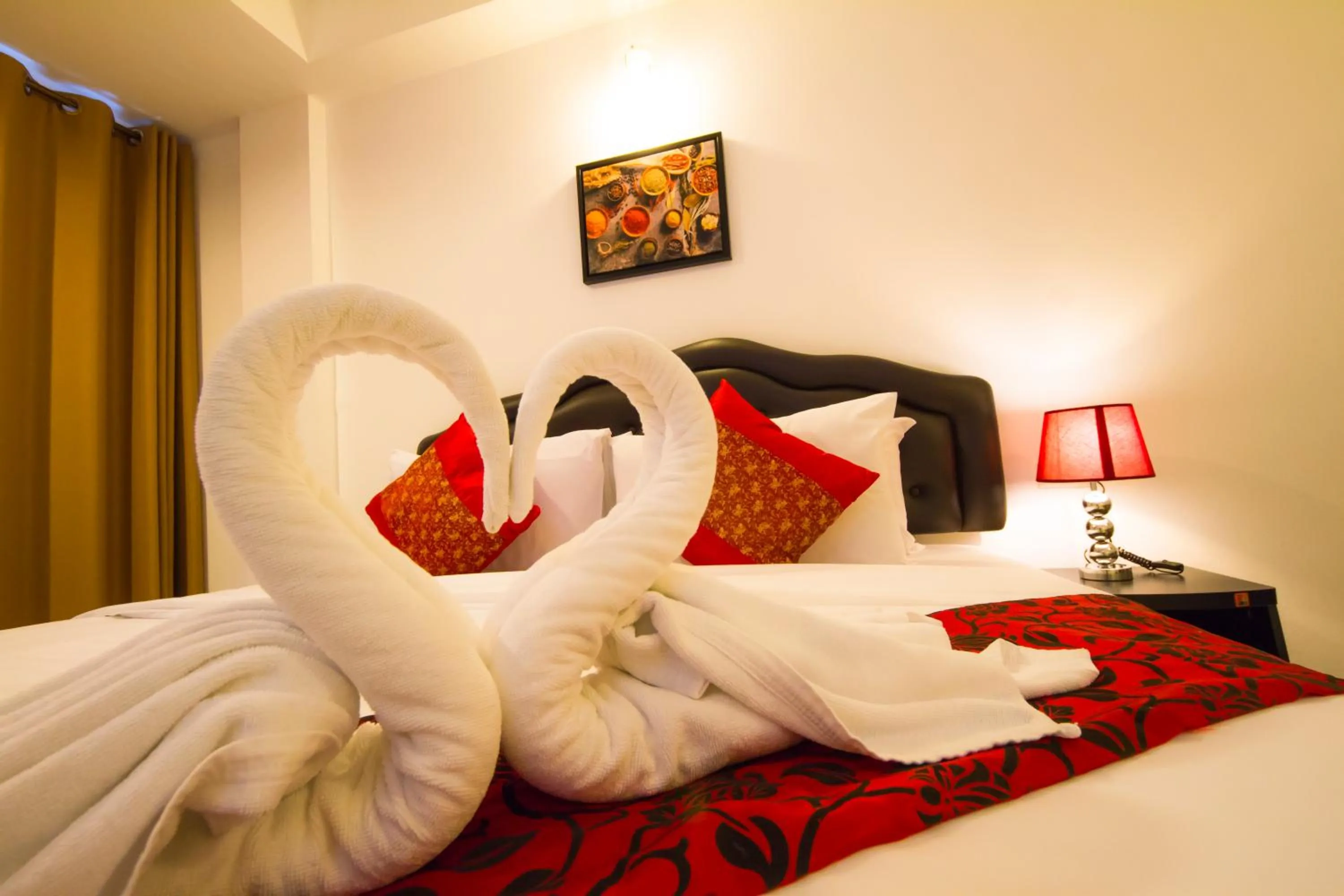 Decorative detail, Bed in TH beach hotel