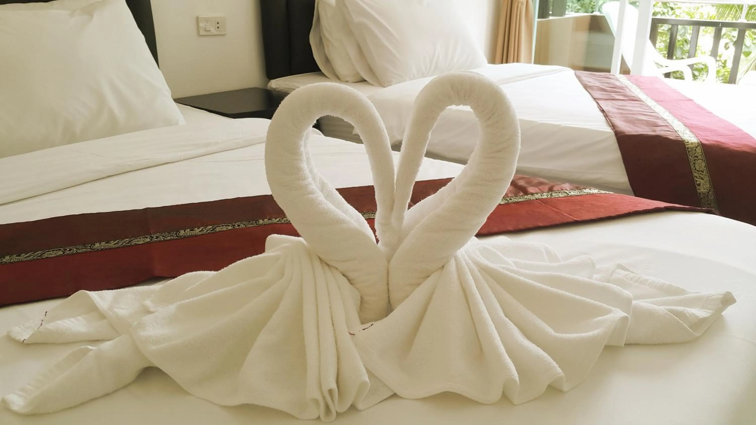 Decorative detail, Bed in TH beach hotel