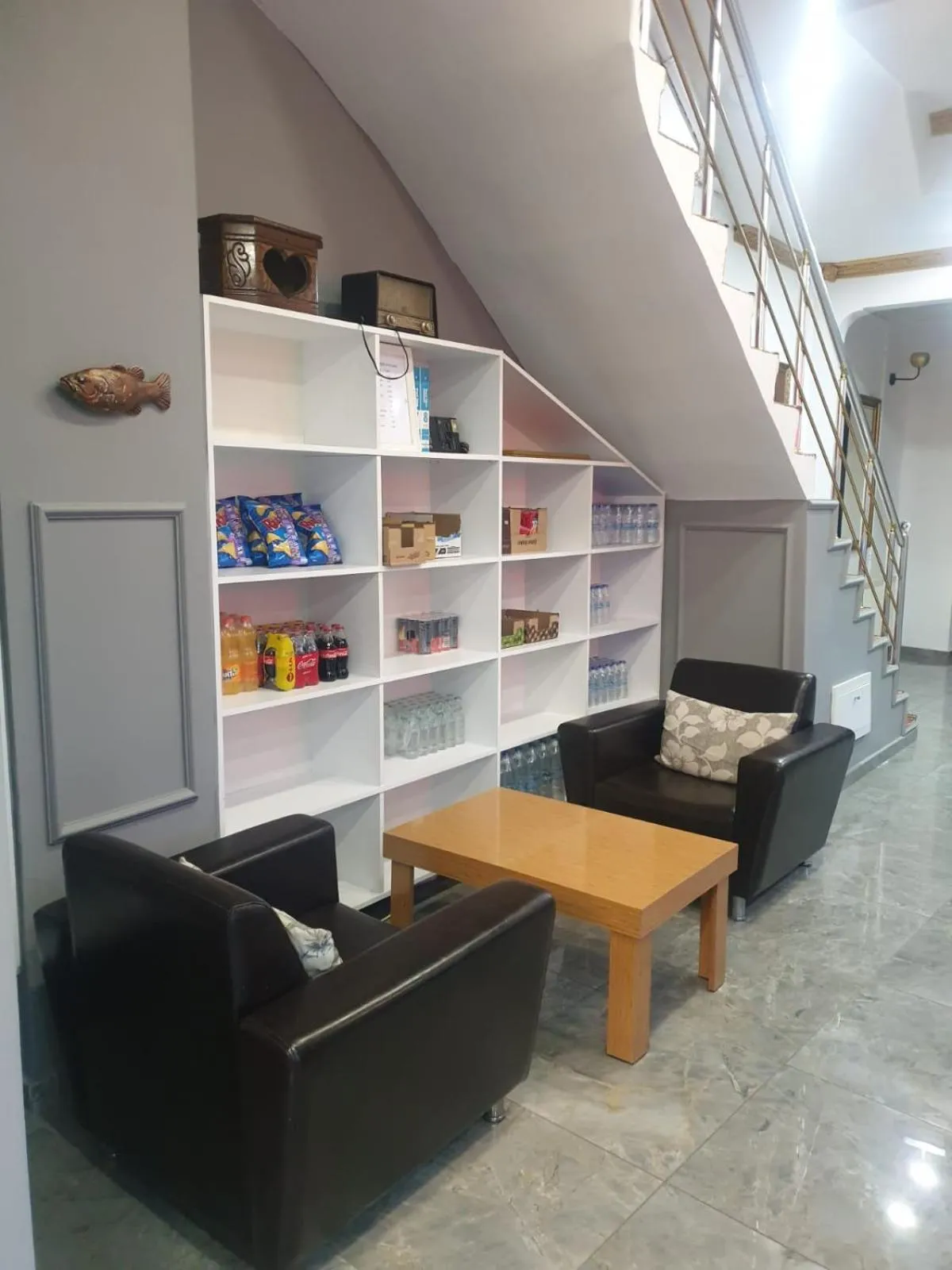 Lobby or reception in Stad Pansiyon AİLE