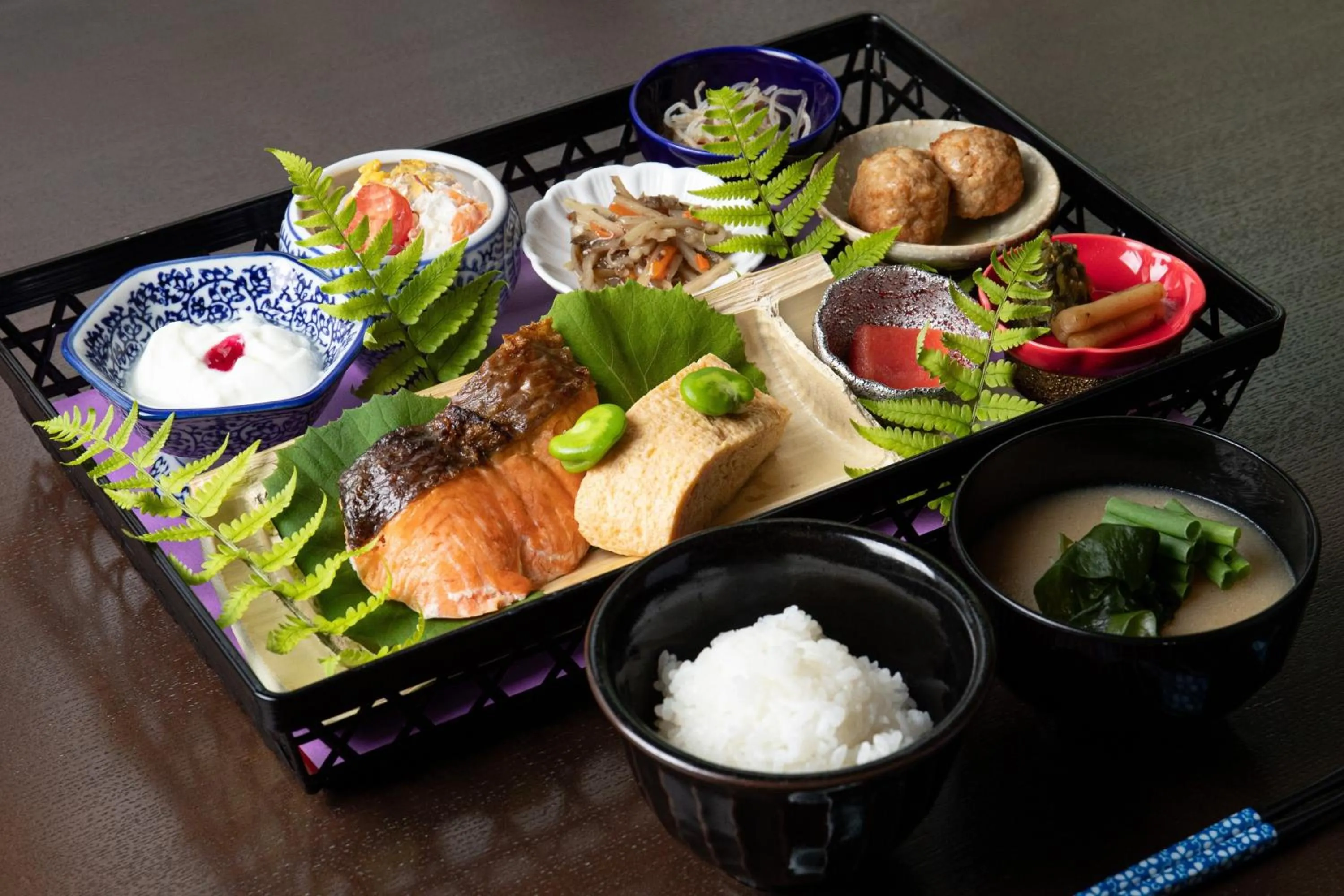 Breakfast in Yufuin Besso Shikisai Hotel