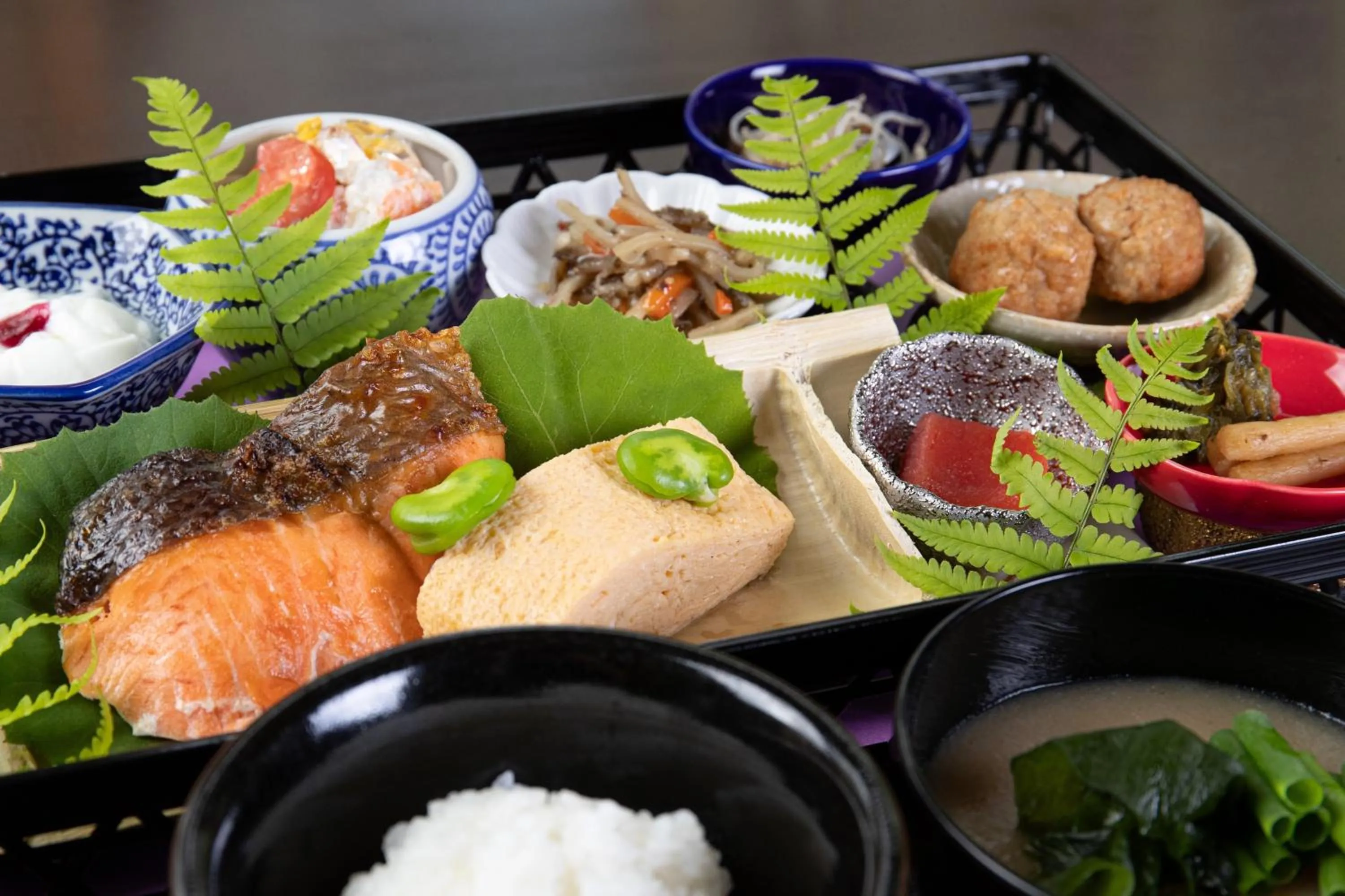 Breakfast in Yufuin Besso Shikisai Hotel