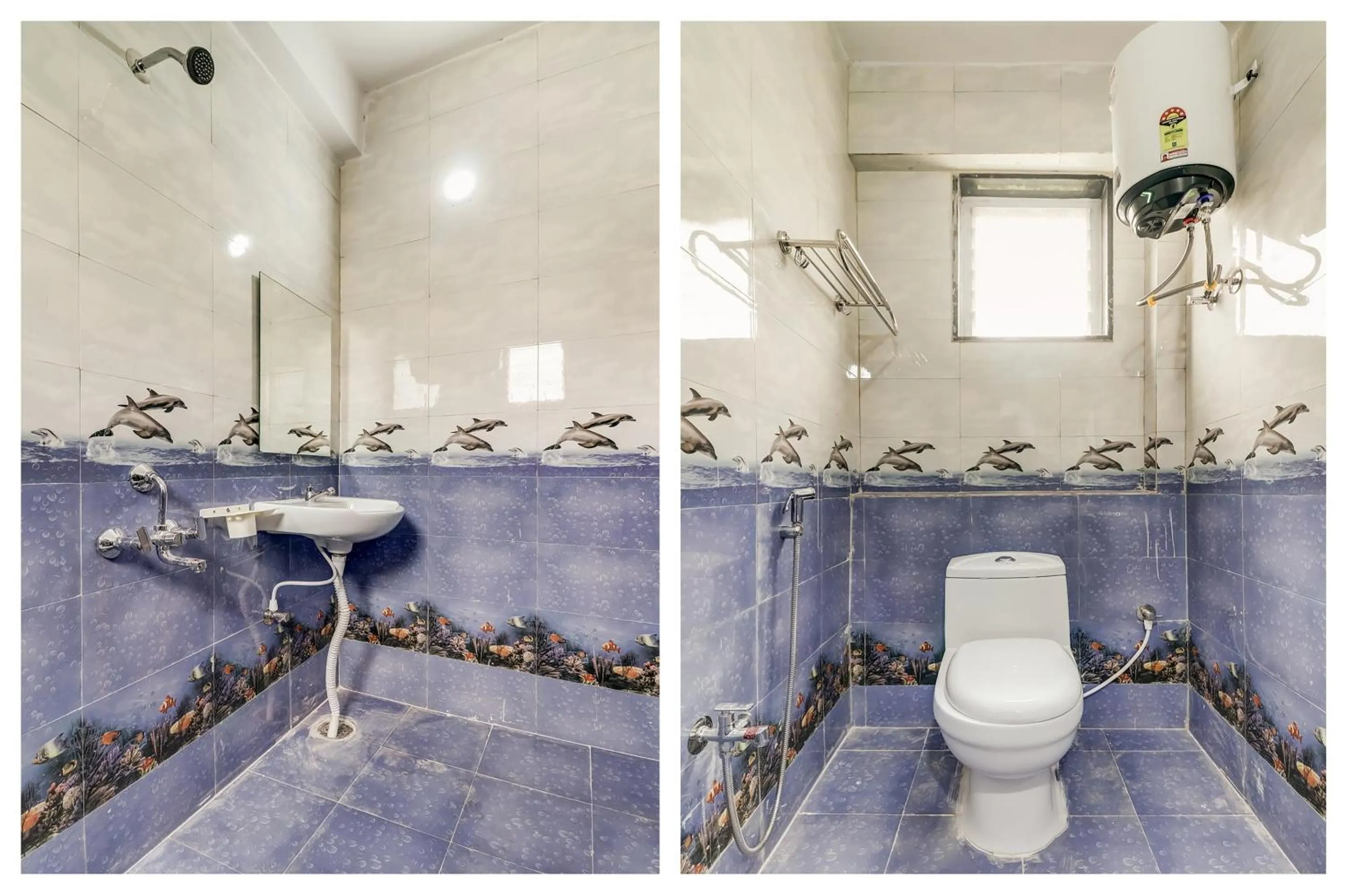 Bathroom in Hotel O Sri Singampalli Residency