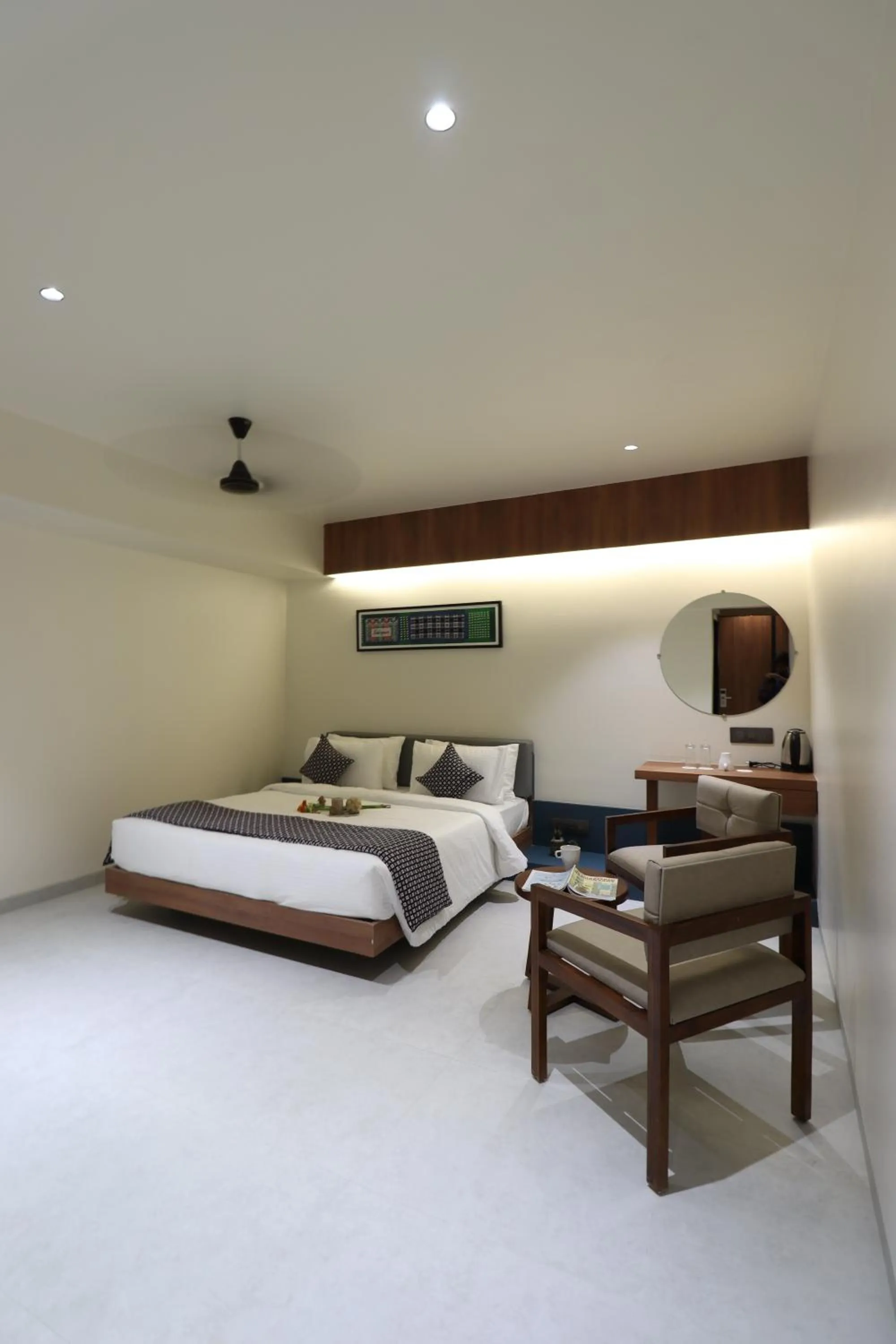 Bed in Hotel Chitra Executive