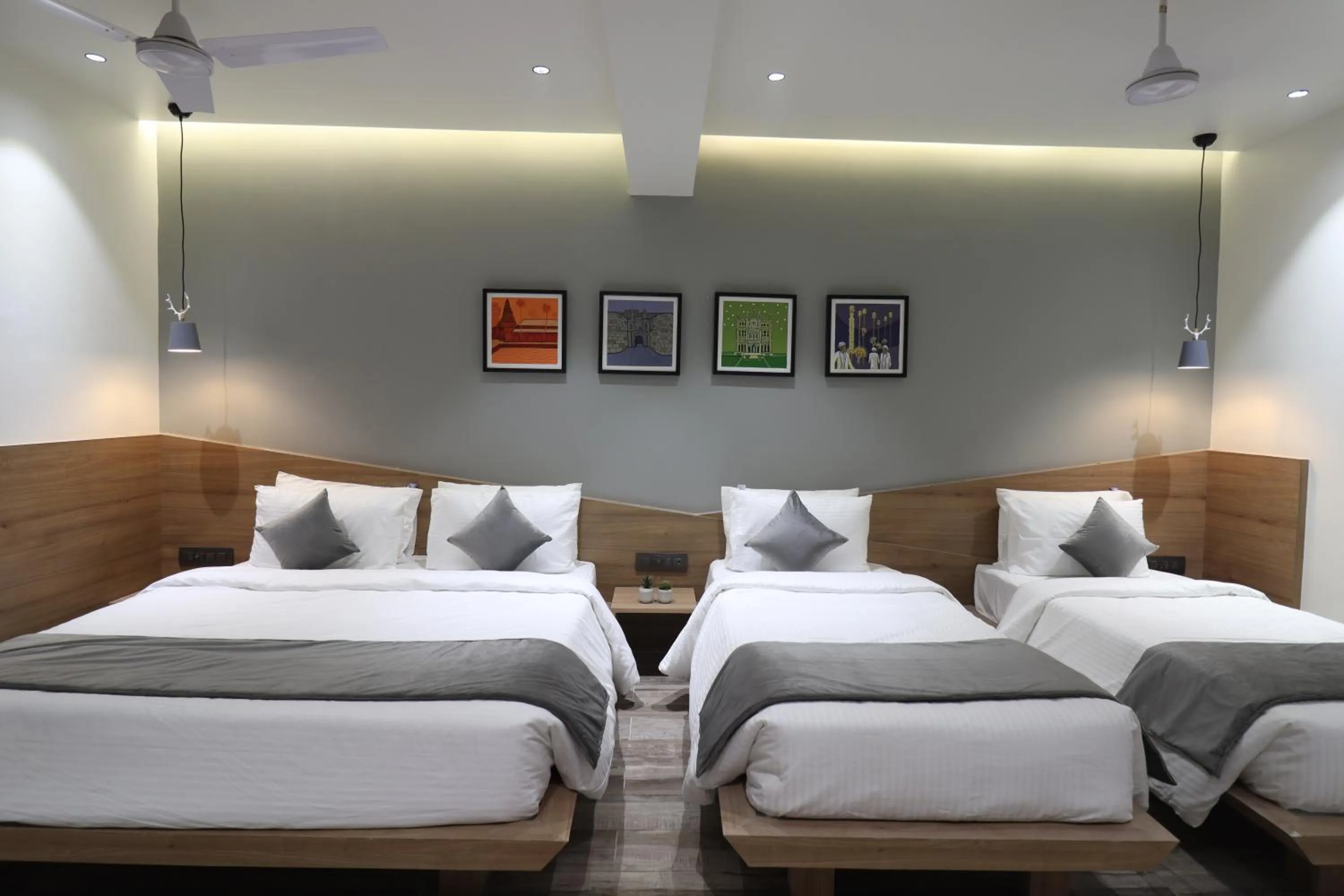 Bed in Hotel Chitra Executive