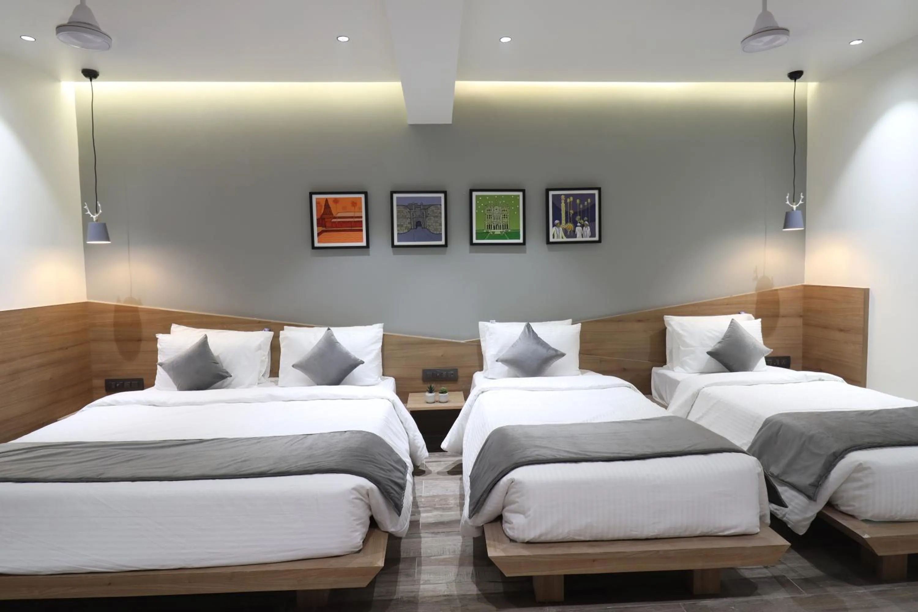 Bed in Hotel Chitra Executive